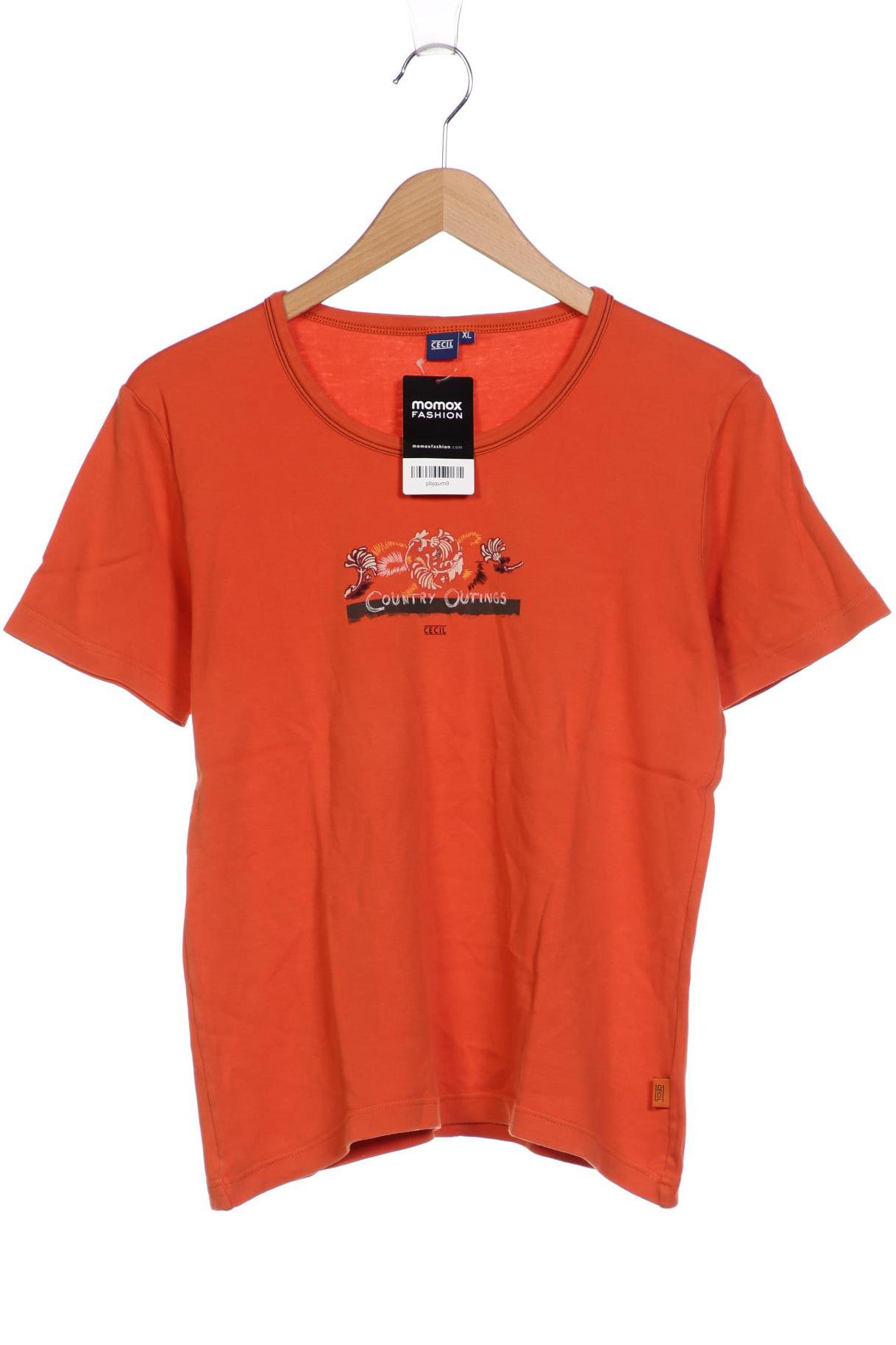 

Cecil Damen T-Shirt, orange, Gr. 44