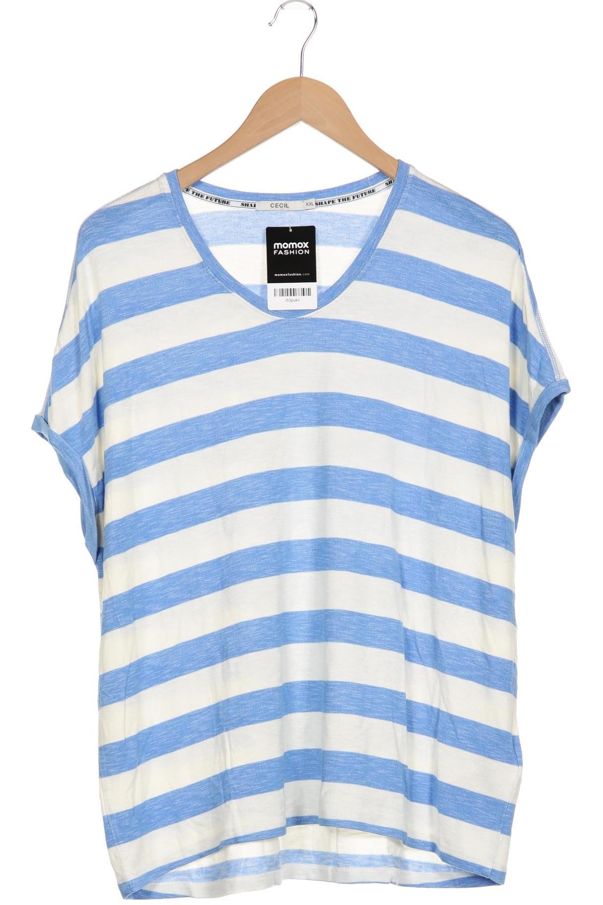

Cecil Damen T-Shirt, blau, Gr. 46