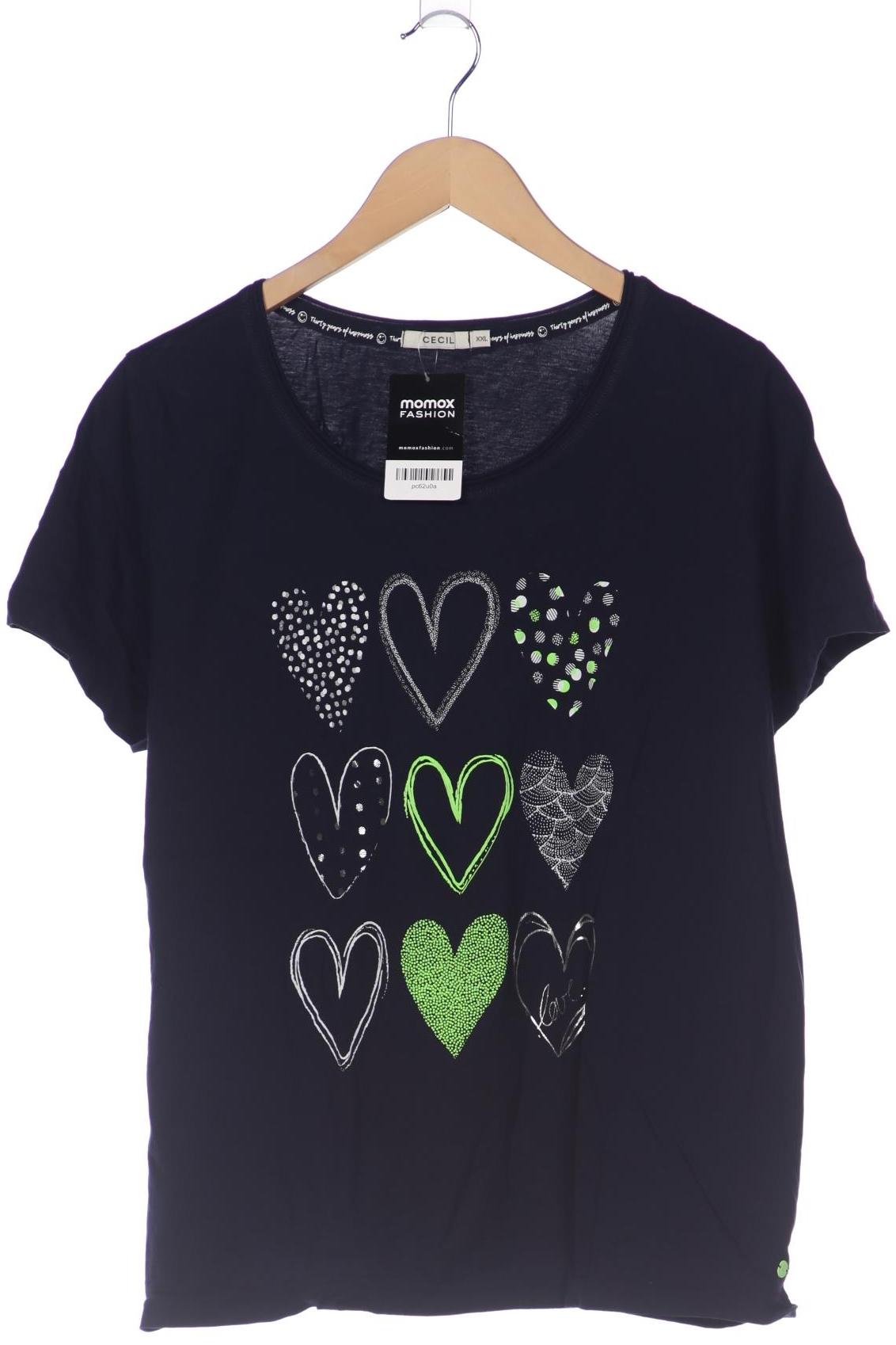 

Cecil Damen T-Shirt, marineblau, Gr. 46