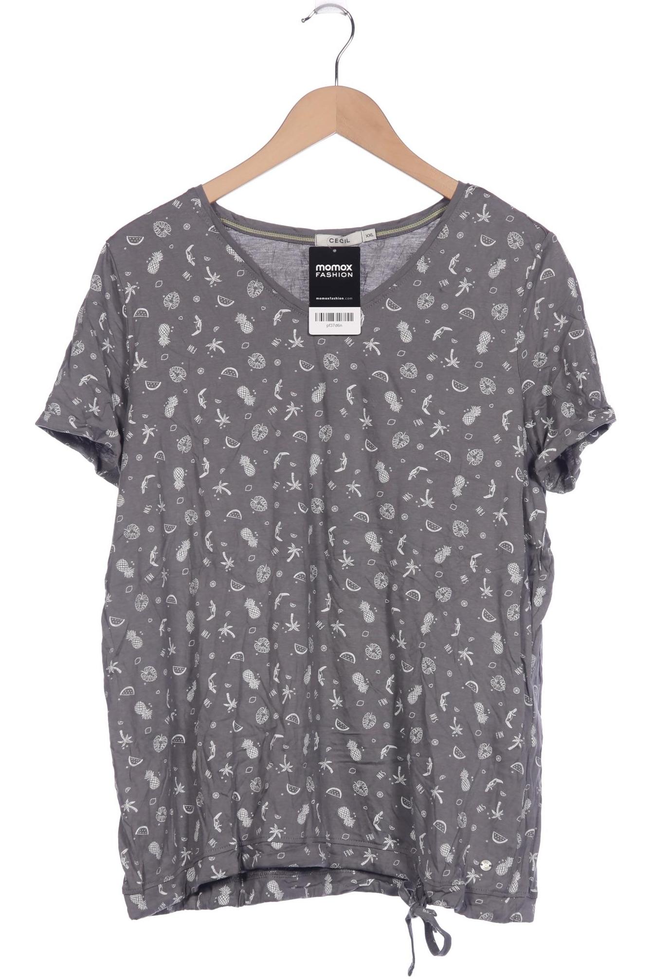 

Cecil Damen T-Shirt, grau, Gr. 46