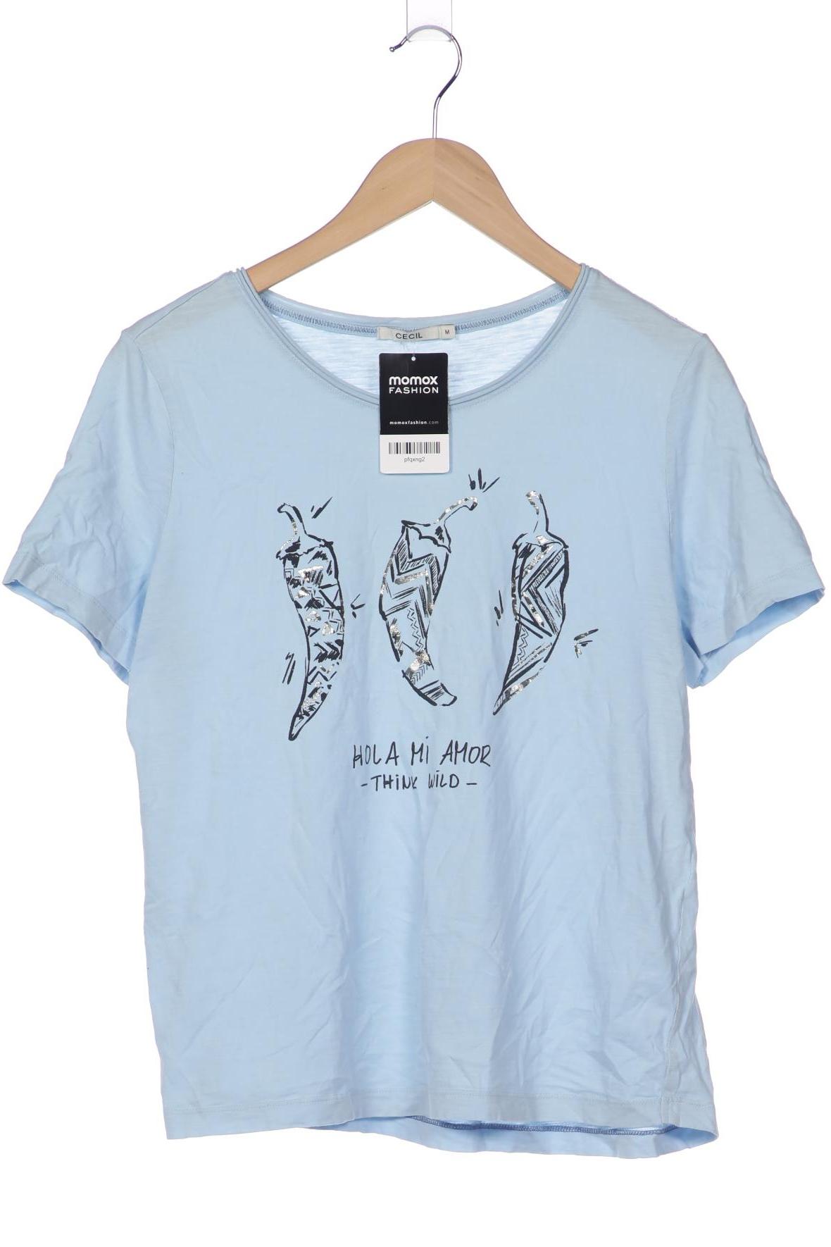 

Cecil Damen T-Shirt, blau, Gr. 38