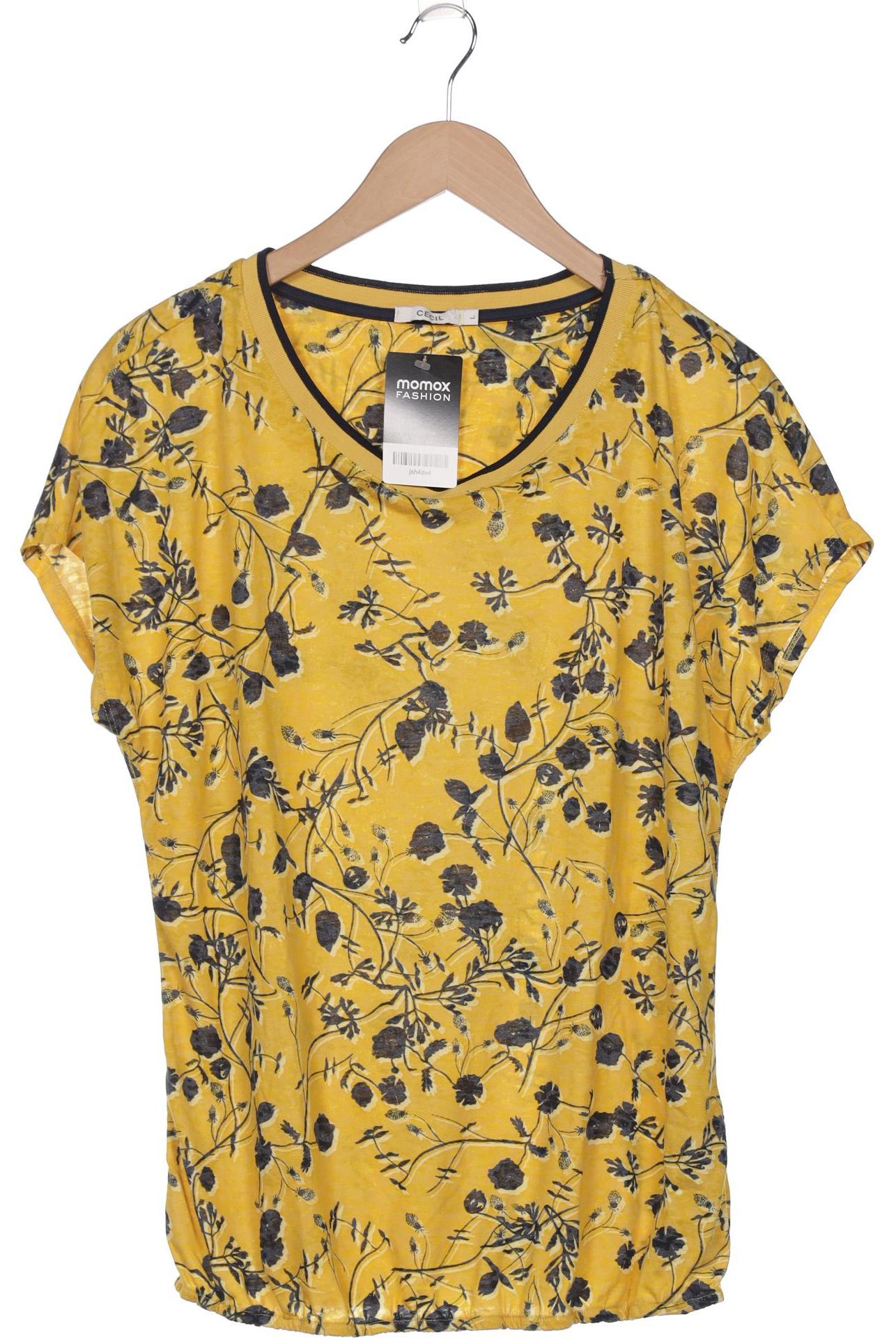 

Cecil Damen T-Shirt, gelb, Gr. 42
