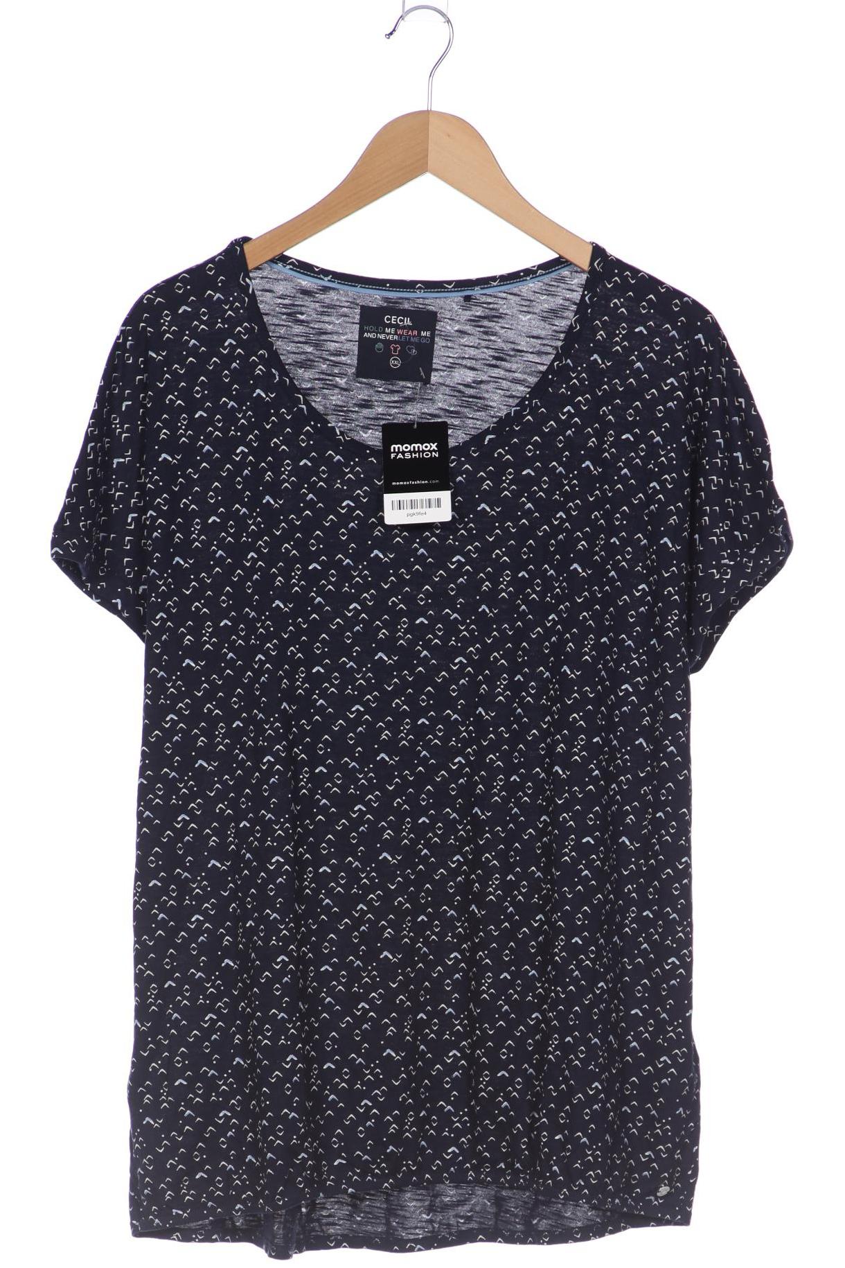 

CECIL Damen T-Shirt, marineblau
