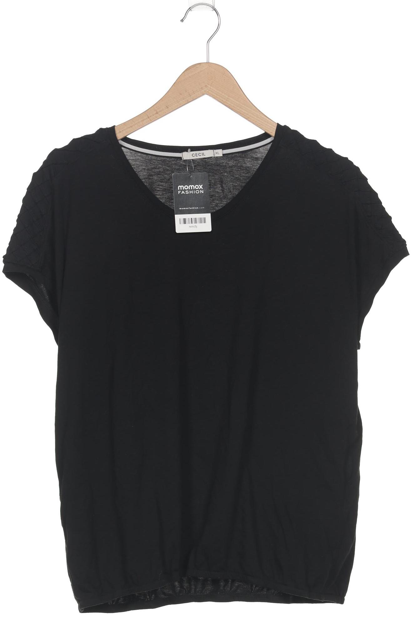 

Cecil Damen T-Shirt, schwarz, Gr. 44