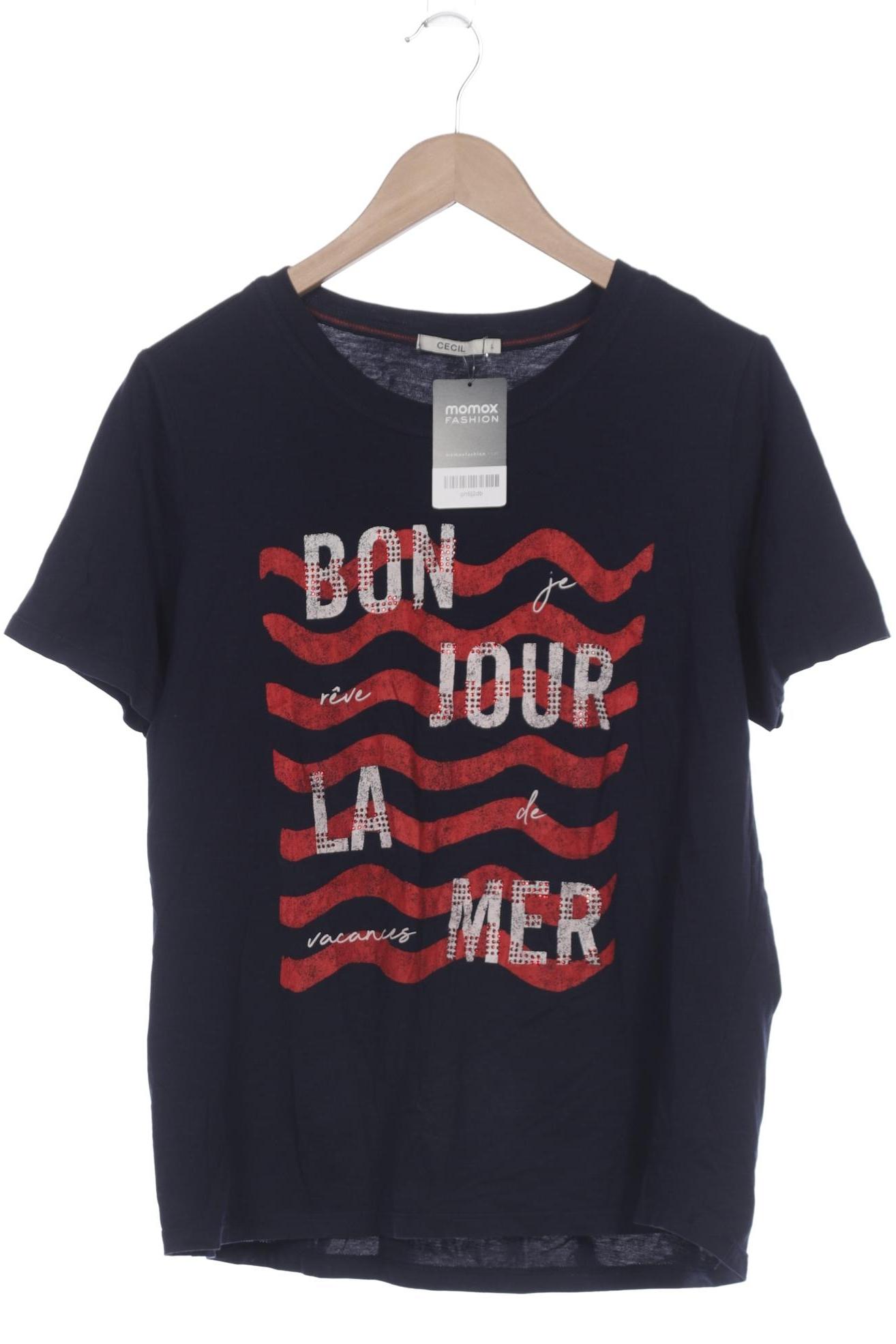 

Cecil Damen T-Shirt, marineblau, Gr. 42
