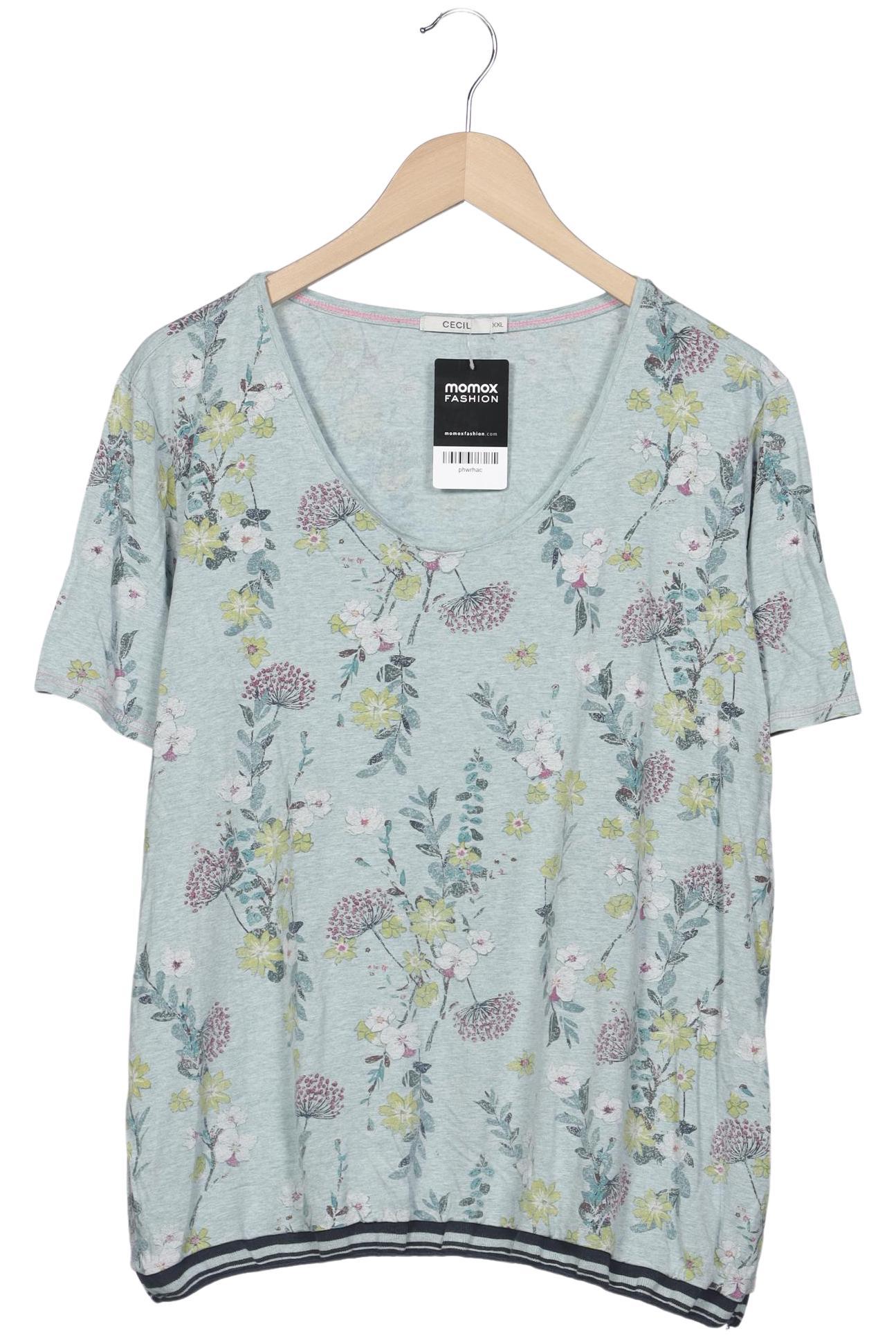 

Cecil Damen T-Shirt, hellgrün, Gr. 46