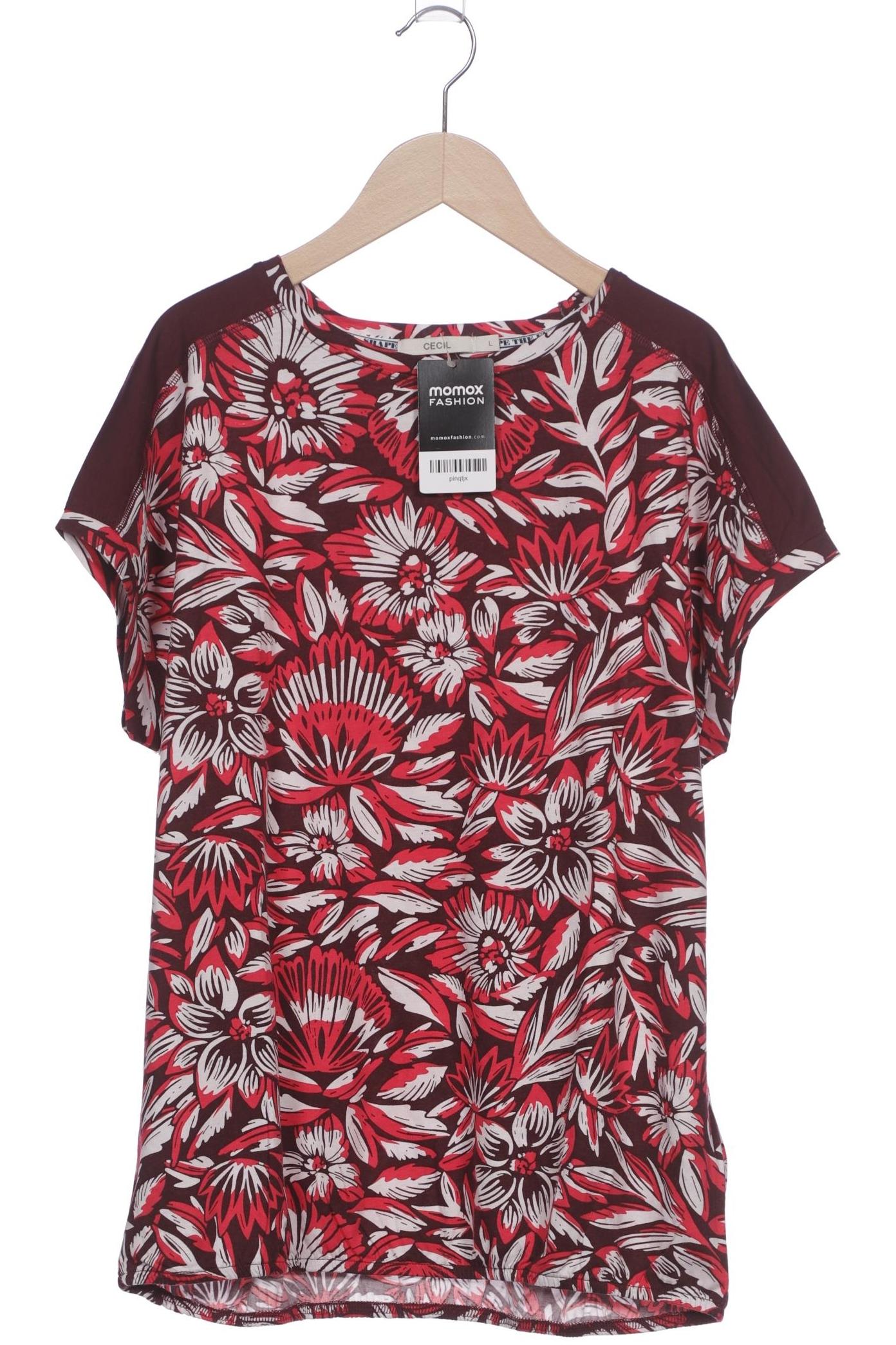 

Cecil Damen T-Shirt, bordeaux, Gr. 42