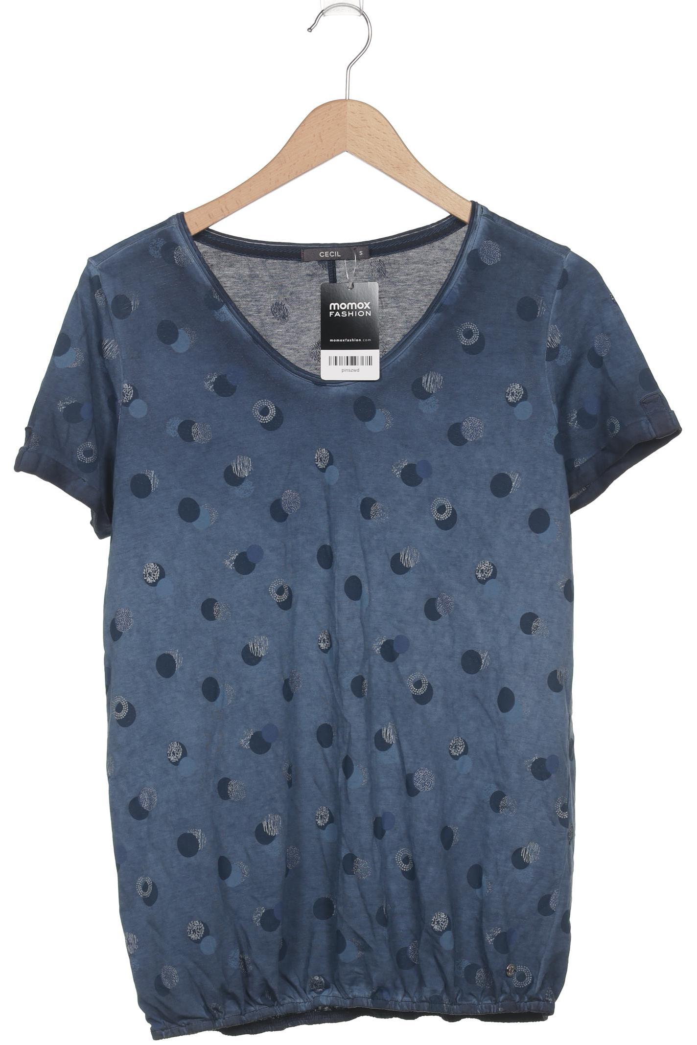 

Cecil Damen T-Shirt, blau, Gr. 36