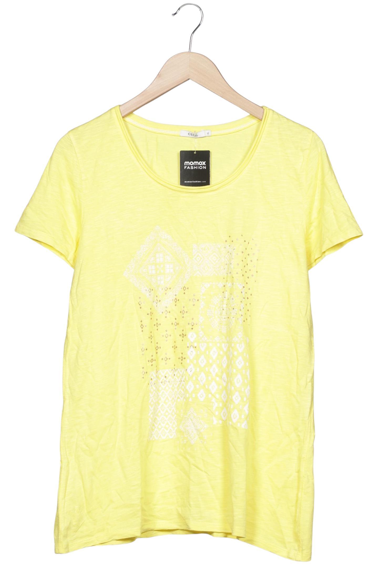 

Cecil Damen T-Shirt, gelb, Gr. 44