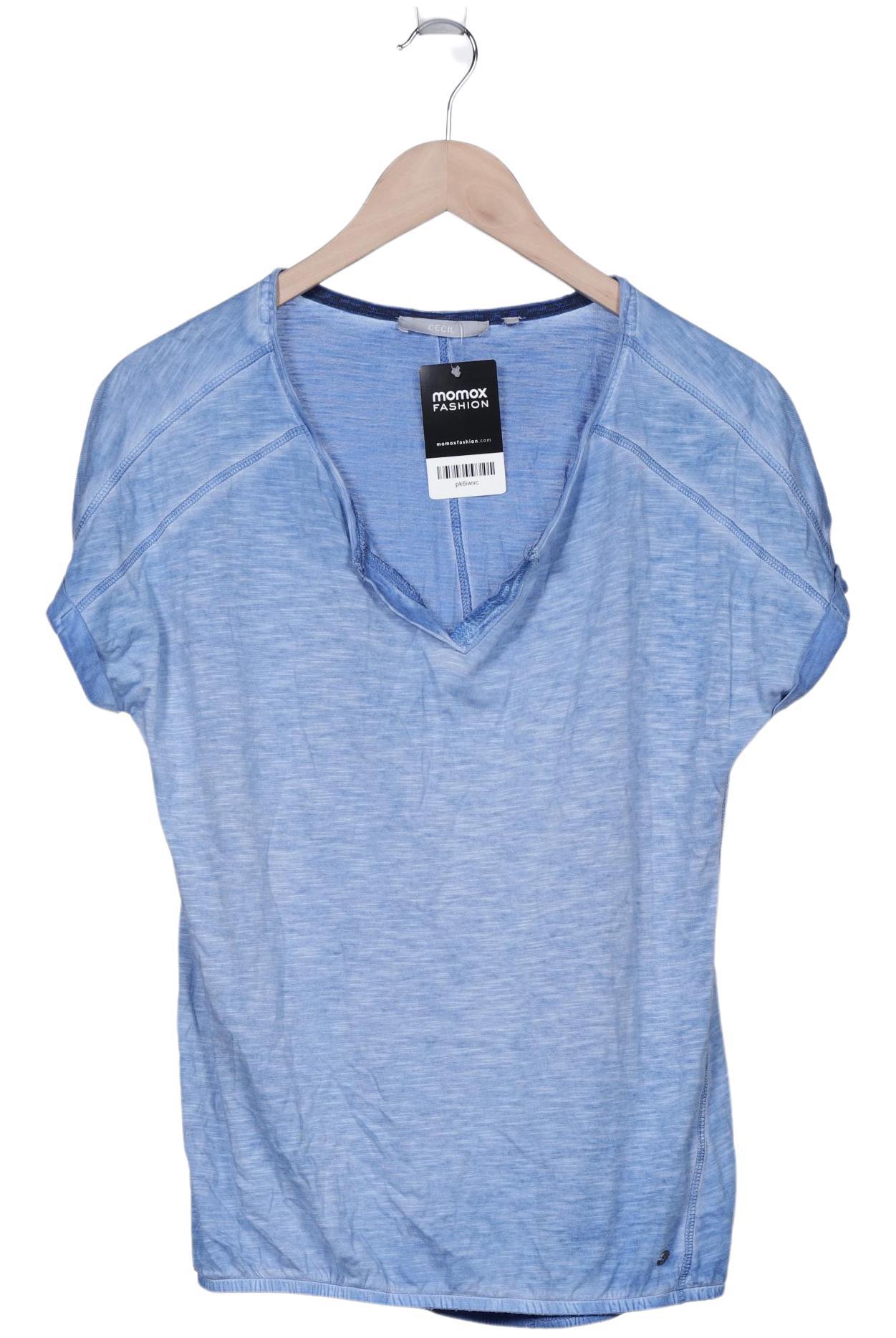 

Cecil Damen T-Shirt, blau, Gr. 34