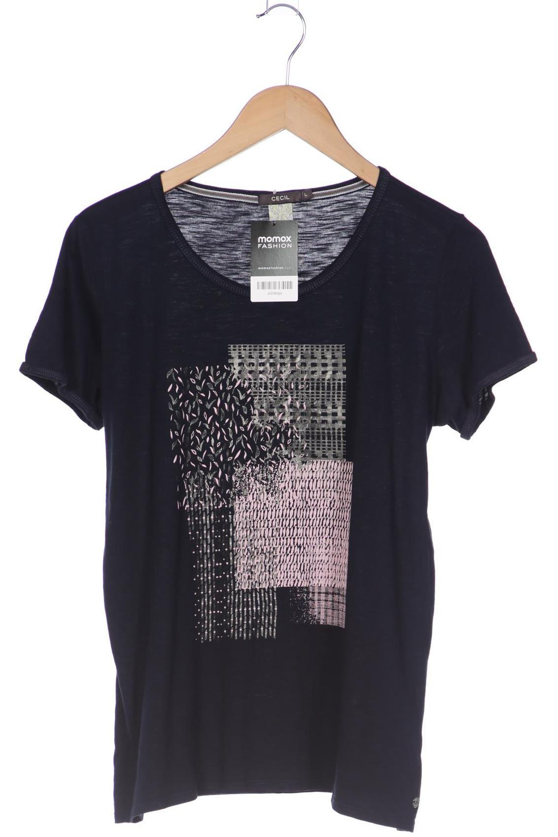 

Cecil Damen T-Shirt, marineblau, Gr. 42