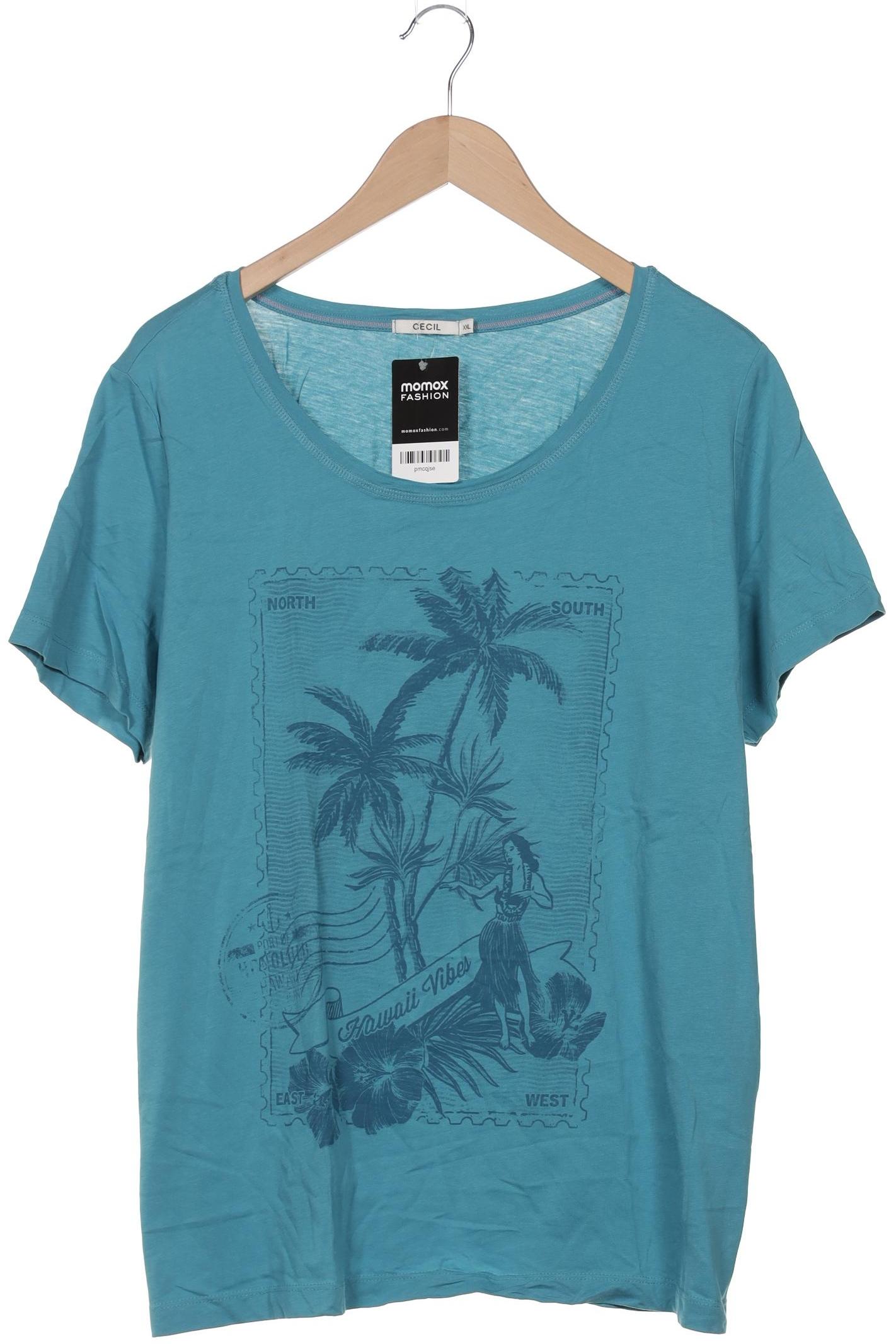 

Cecil Damen T-Shirt, blau, Gr. 46