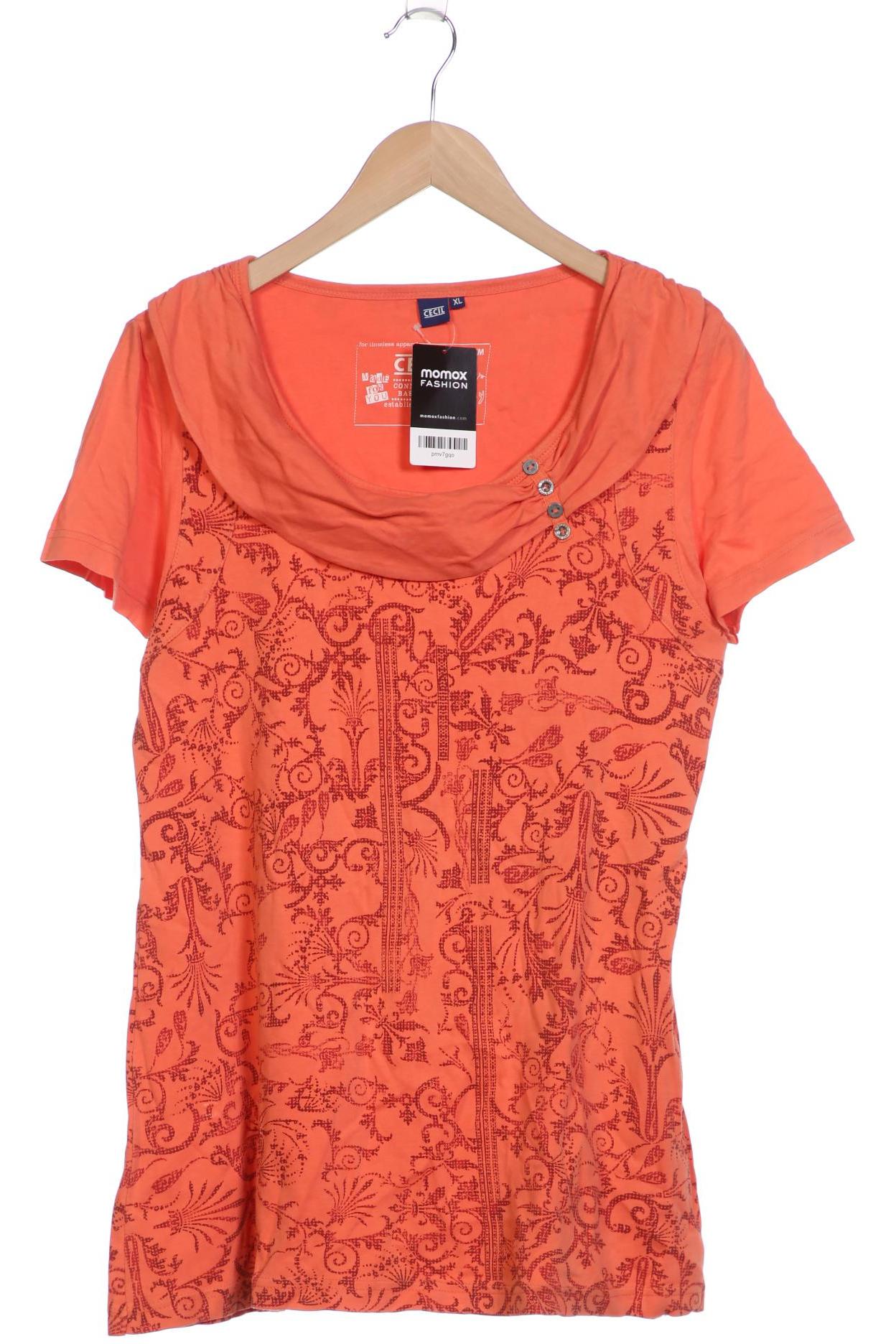 

Cecil Damen T-Shirt, orange, Gr. 44