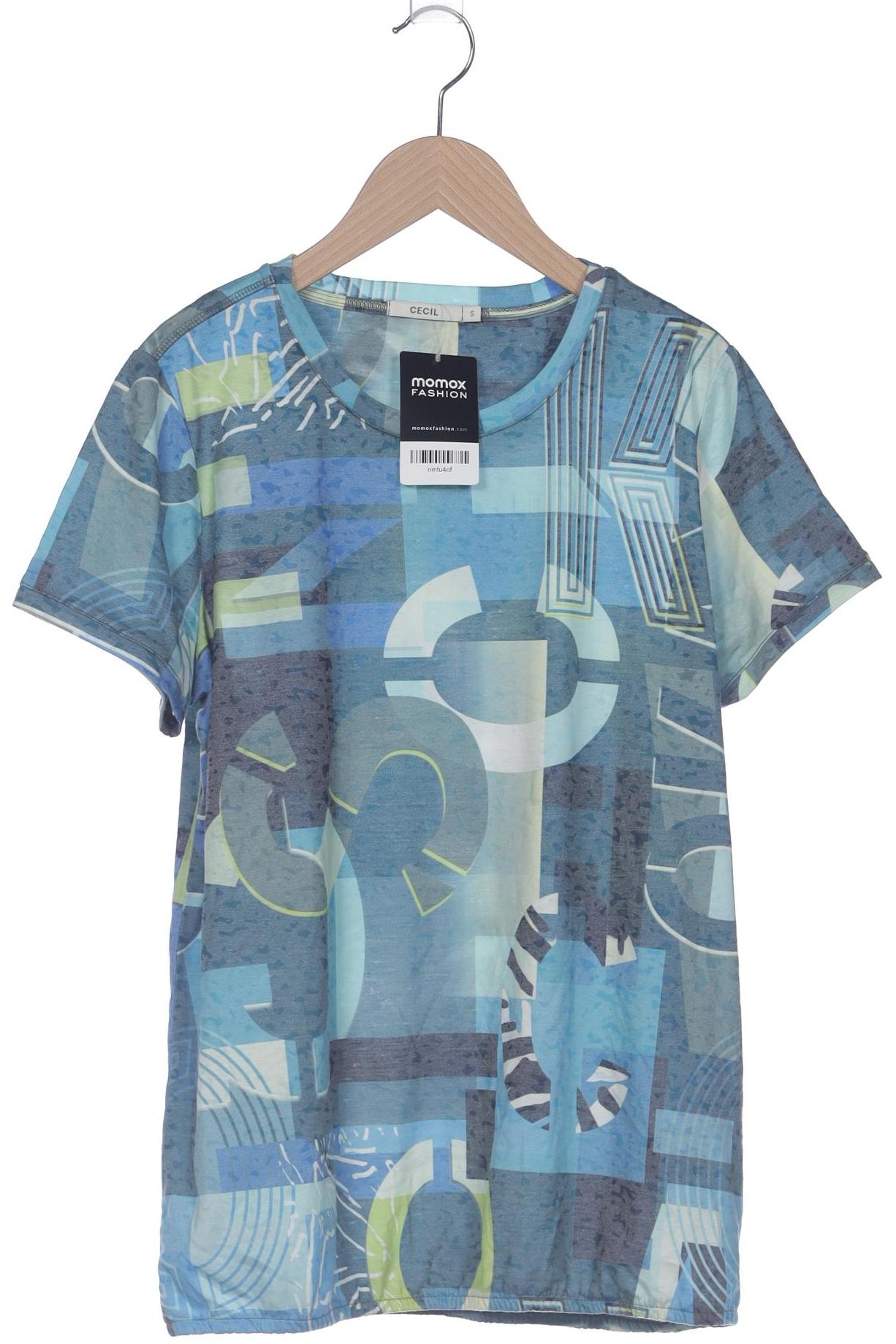 

Cecil Damen T-Shirt, blau, Gr. 36