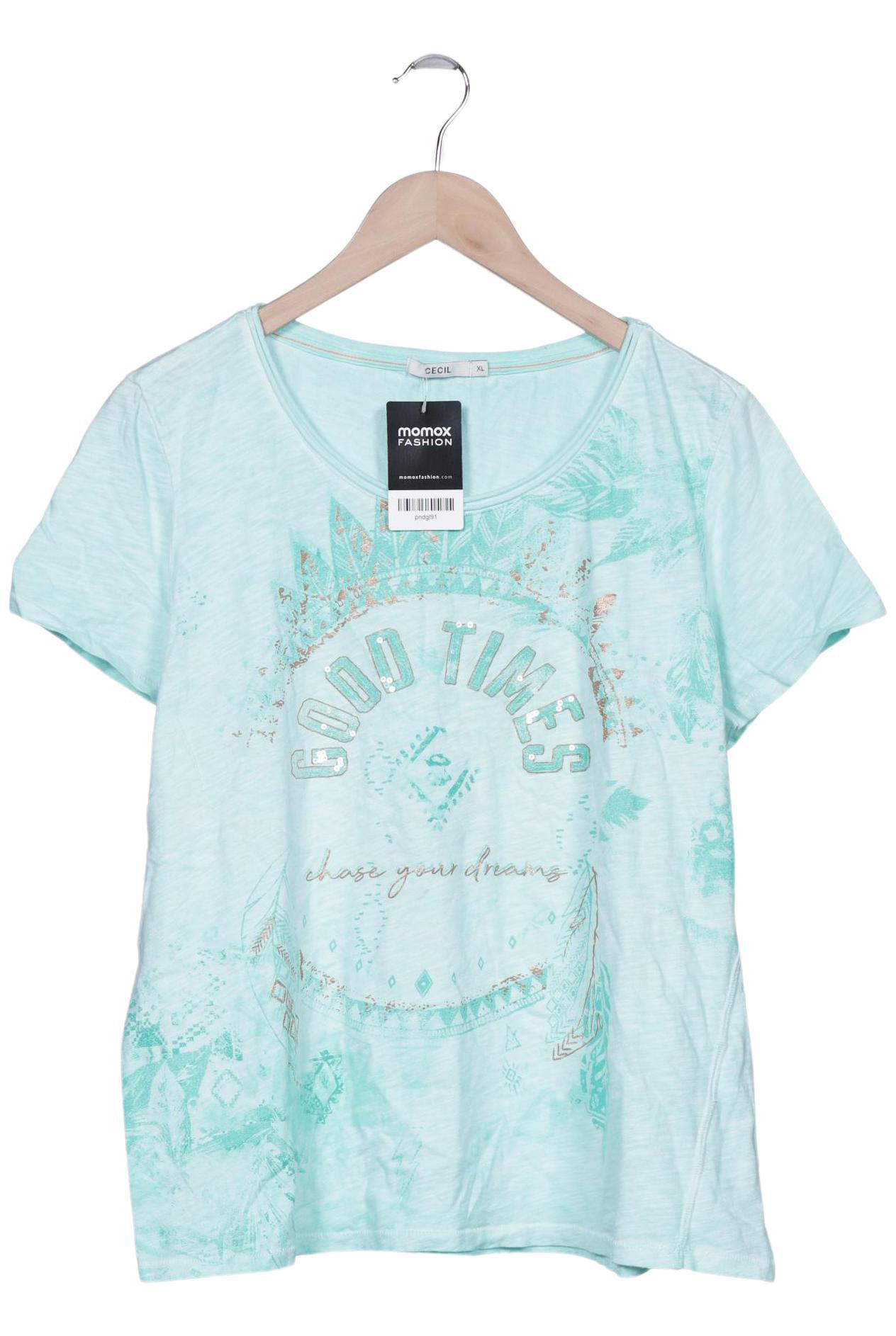 

Cecil Damen T-Shirt, türkis, Gr. 44