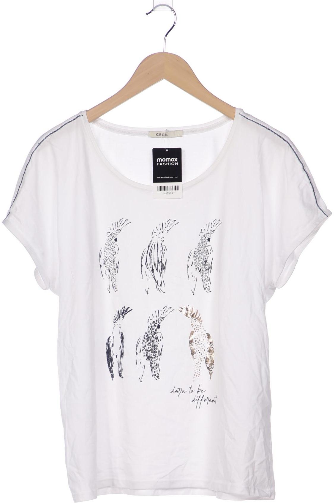 

Cecil Damen T-Shirt, weiß, Gr. 42