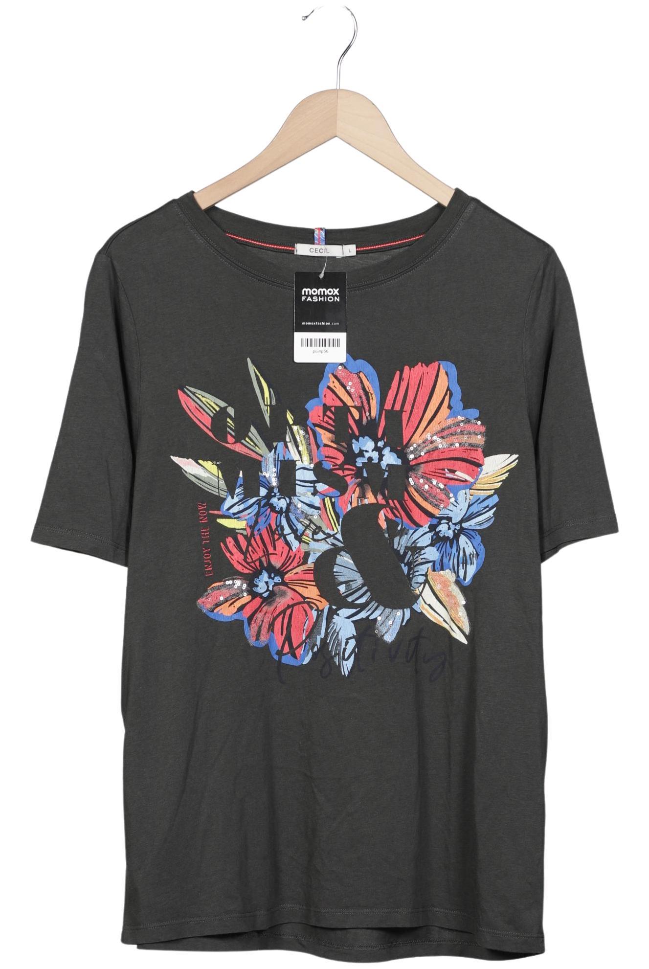 

Cecil Damen T-Shirt, grün, Gr. 42