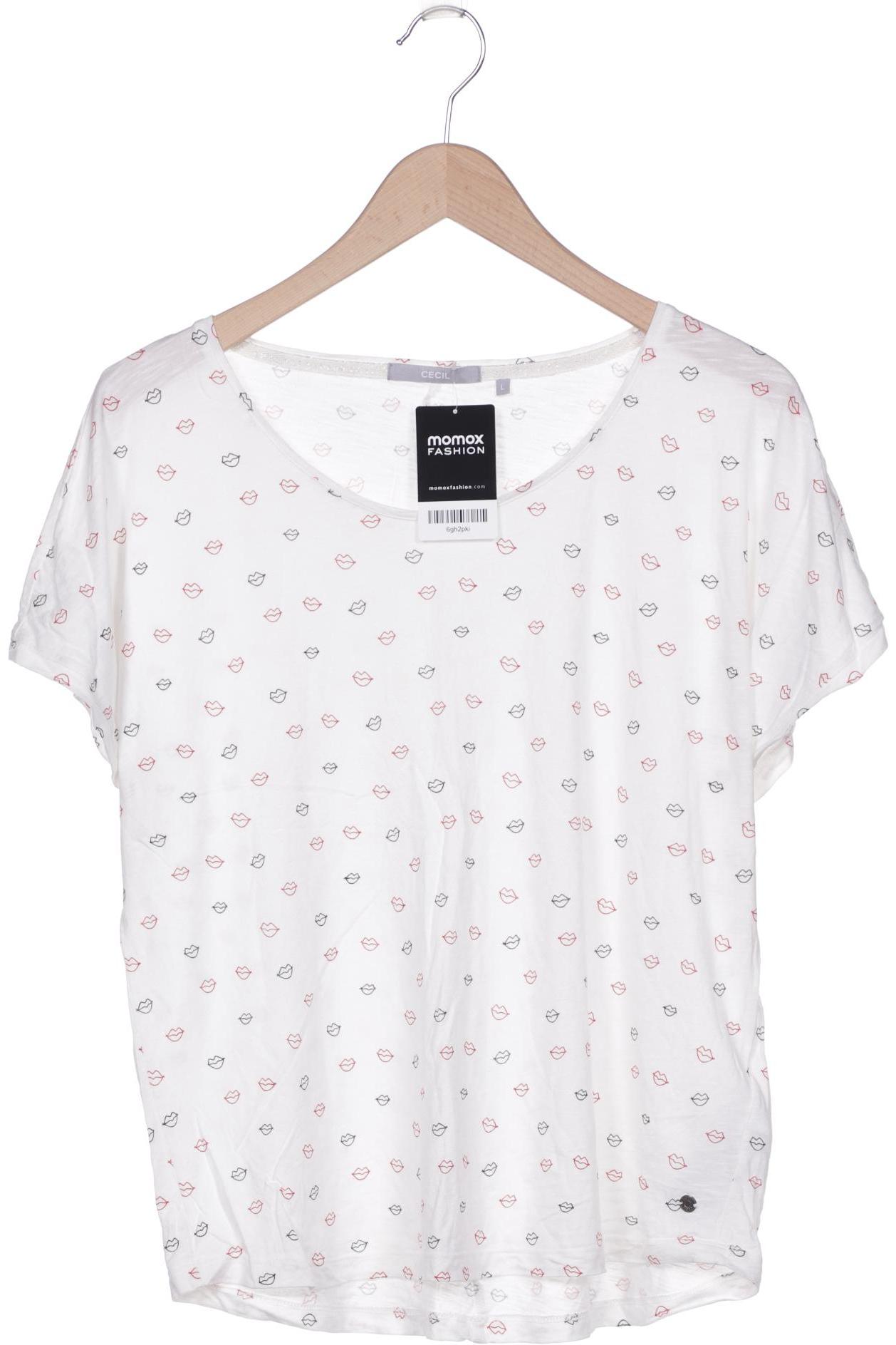 

CECIL Damen T-Shirt, weiß