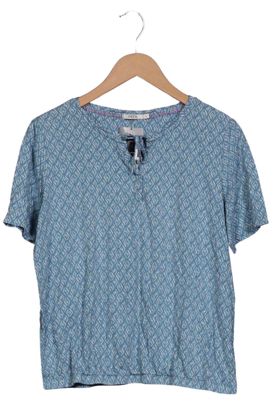 

Cecil Damen T-Shirt, hellblau, Gr. 42