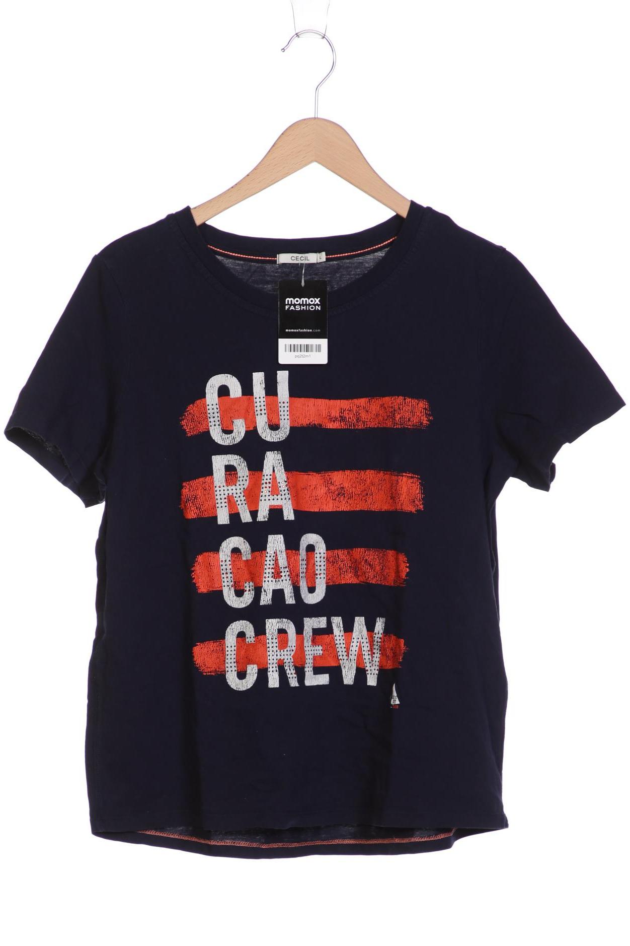 

CECIL Damen T-Shirt, schwarz