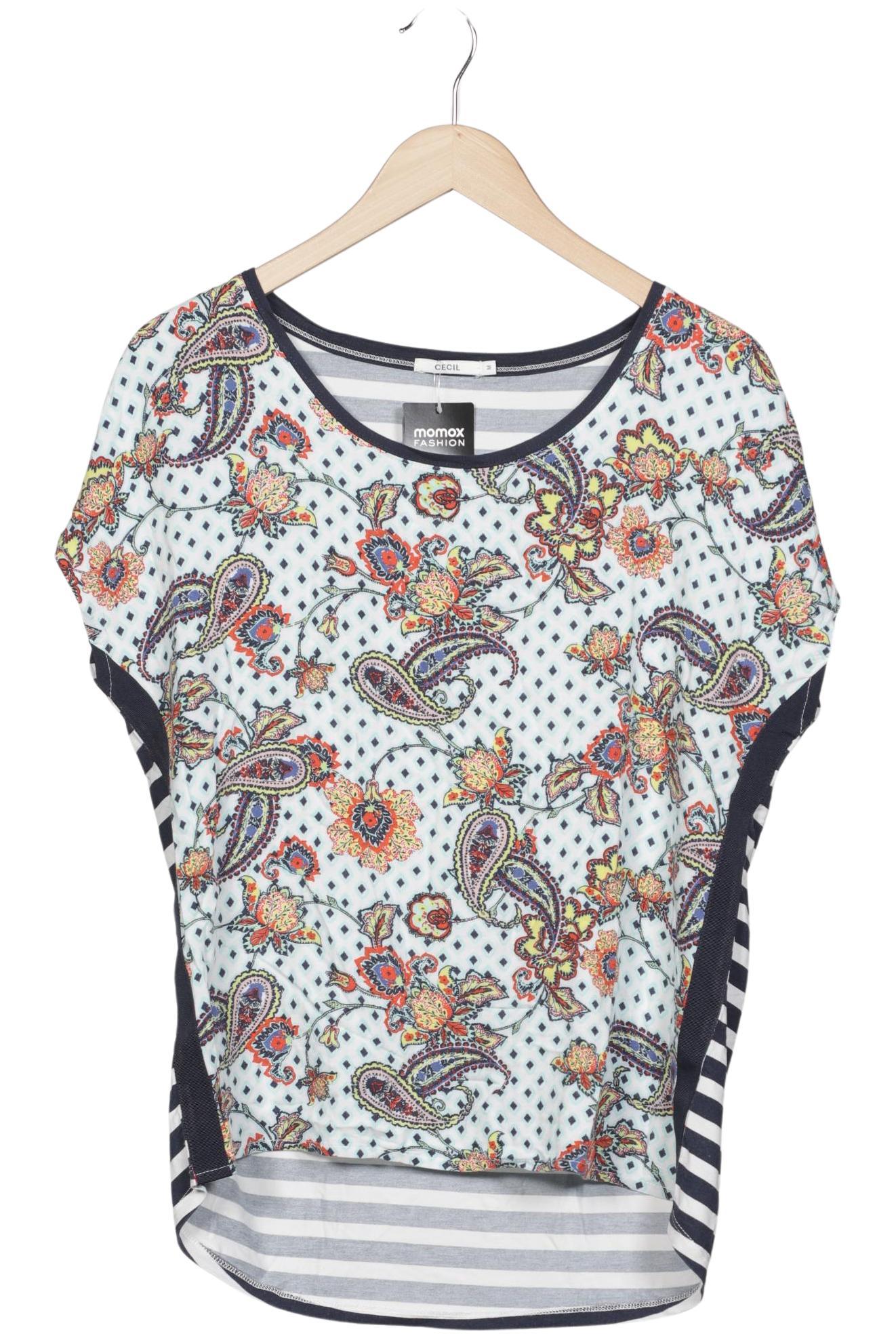 

Cecil Damen T-Shirt, mehrfarbig, Gr. 38