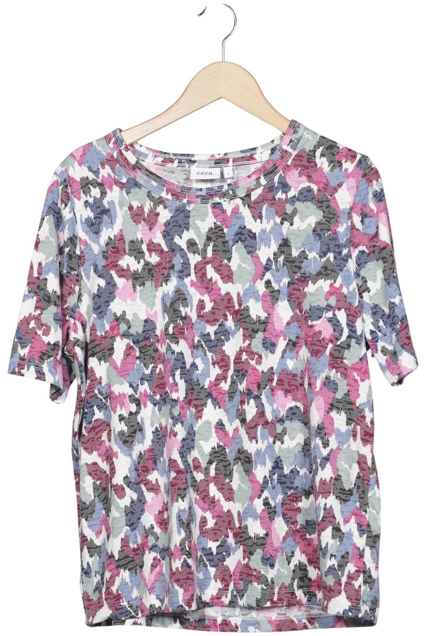 

Cecil Damen T-Shirt, mehrfarbig, Gr. 42