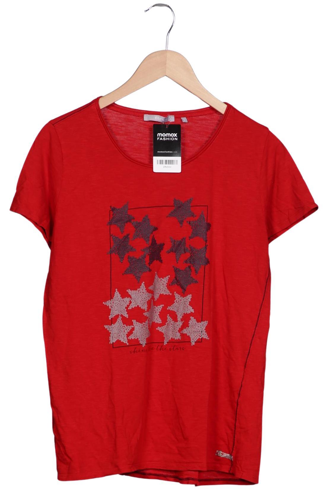 

Cecil Damen T-Shirt, rot, Gr. 42