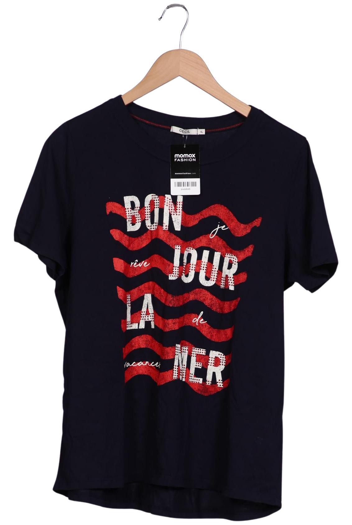 

Cecil Damen T-Shirt, marineblau, Gr. 44