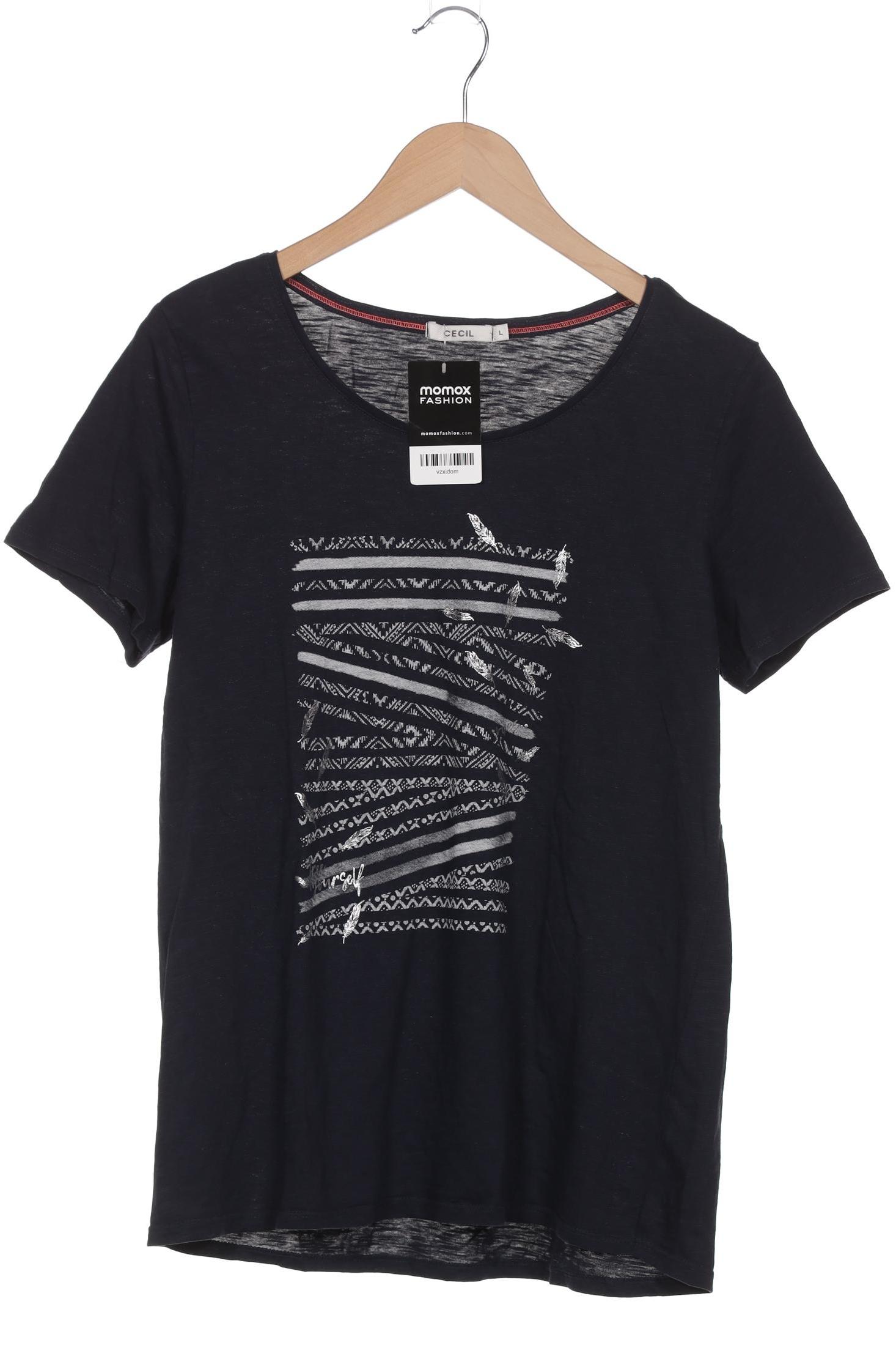 

Cecil Damen T-Shirt, marineblau, Gr. 42