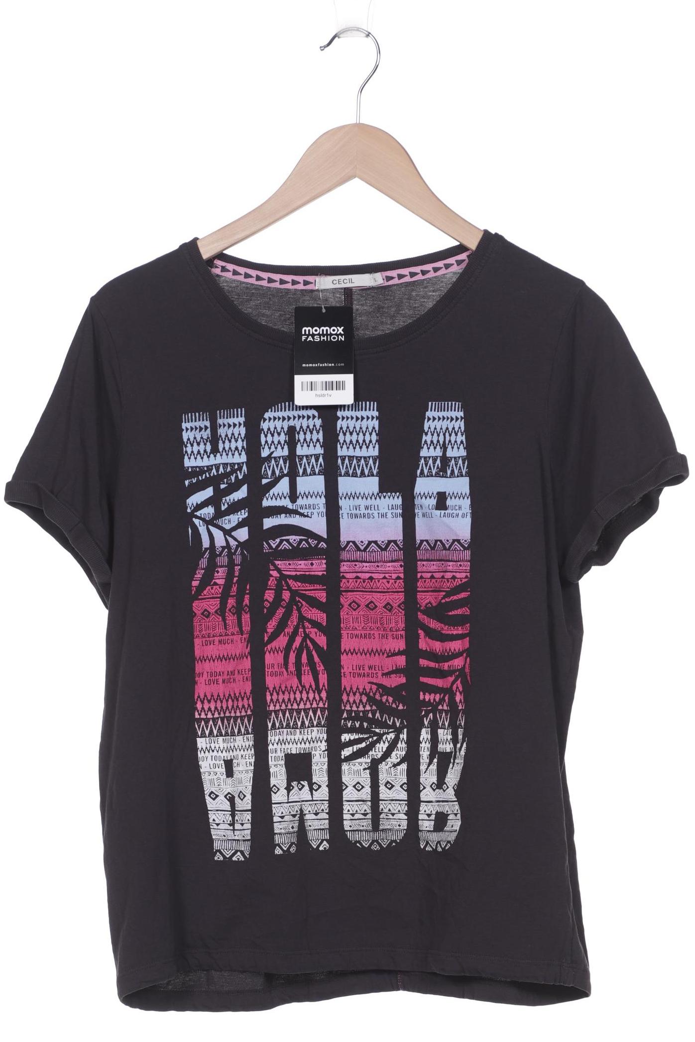 

Cecil Damen T-Shirt, schwarz, Gr. 42
