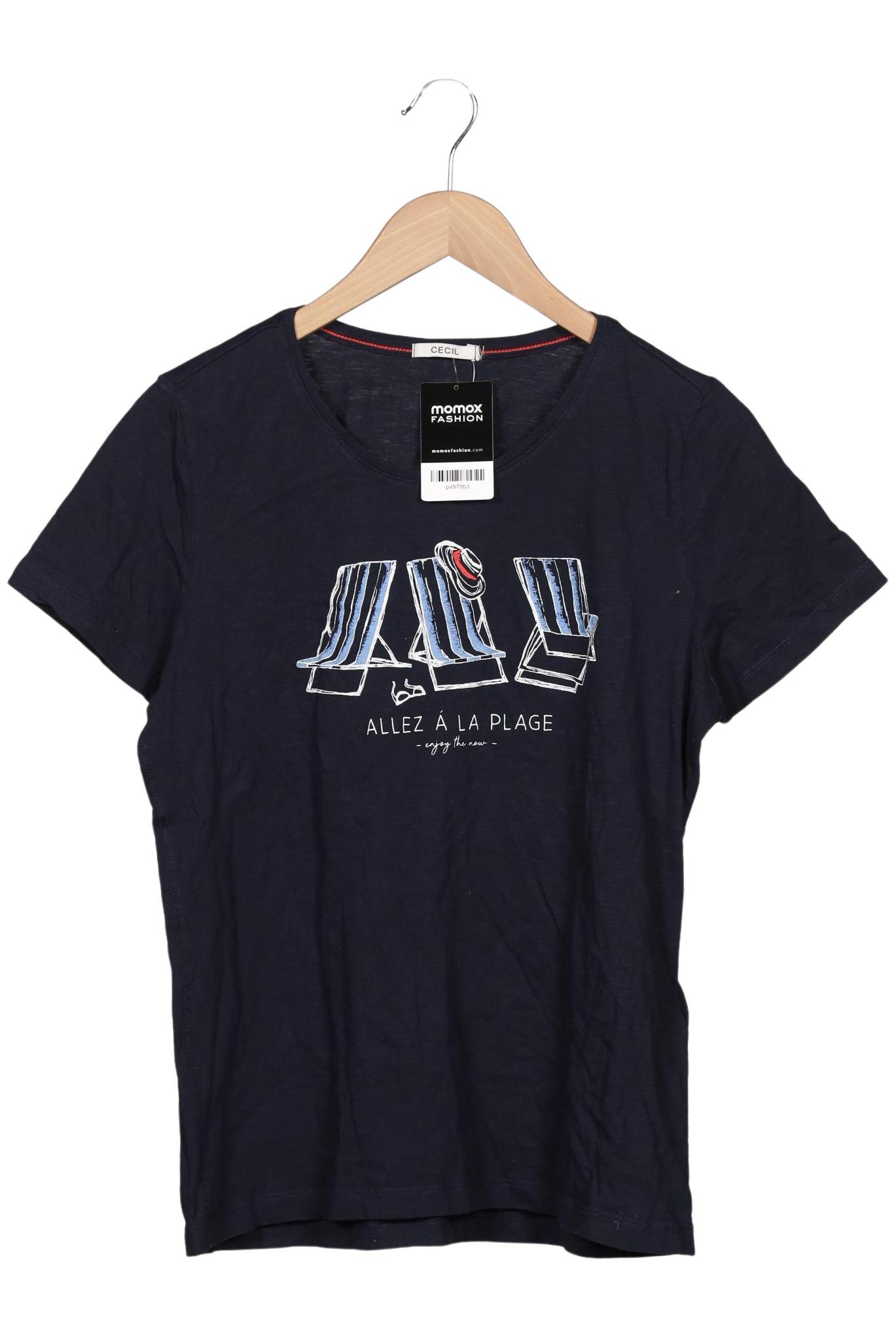 

Cecil Damen T-Shirt, marineblau, Gr. 42