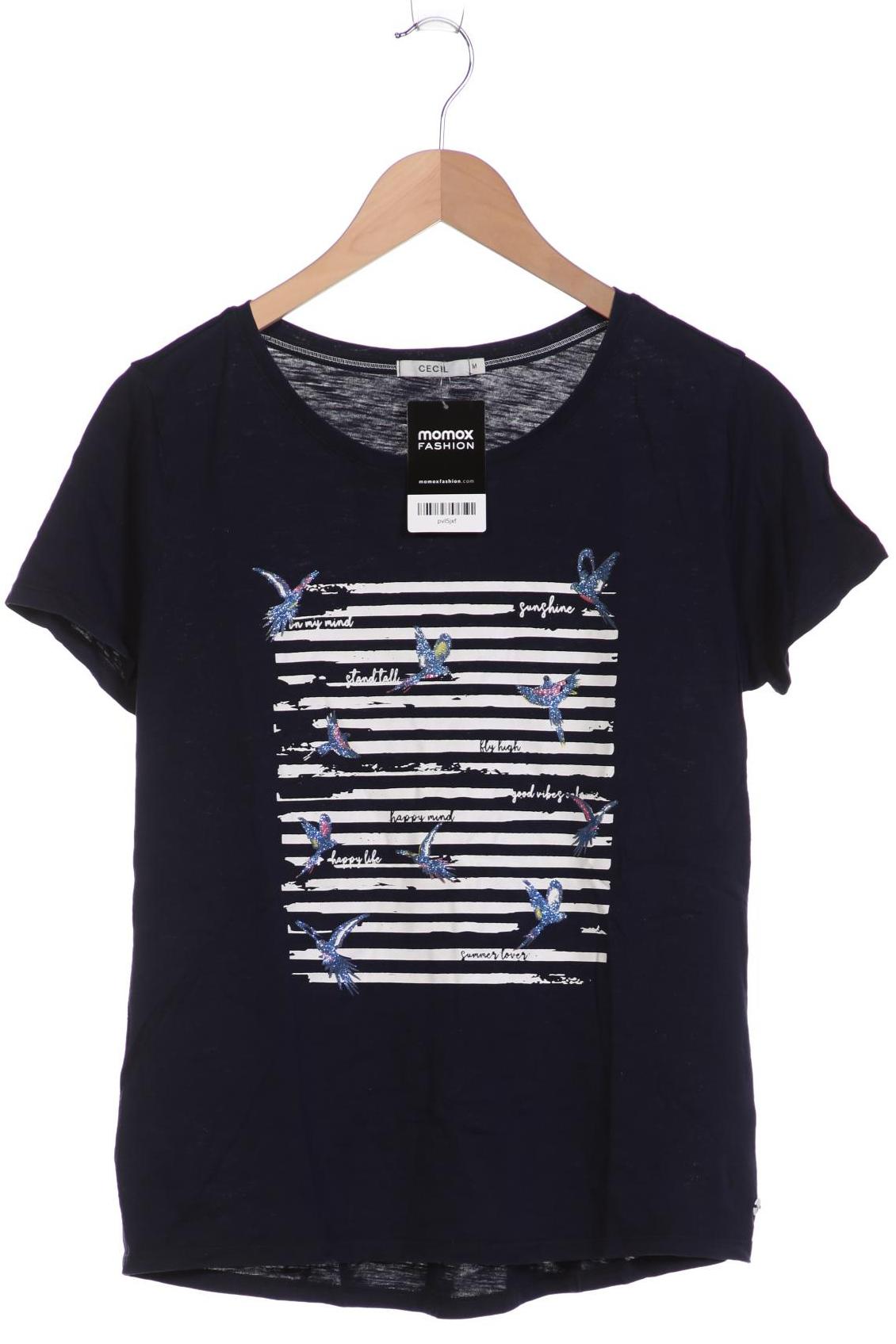 

CECIL Damen T-Shirt, marineblau