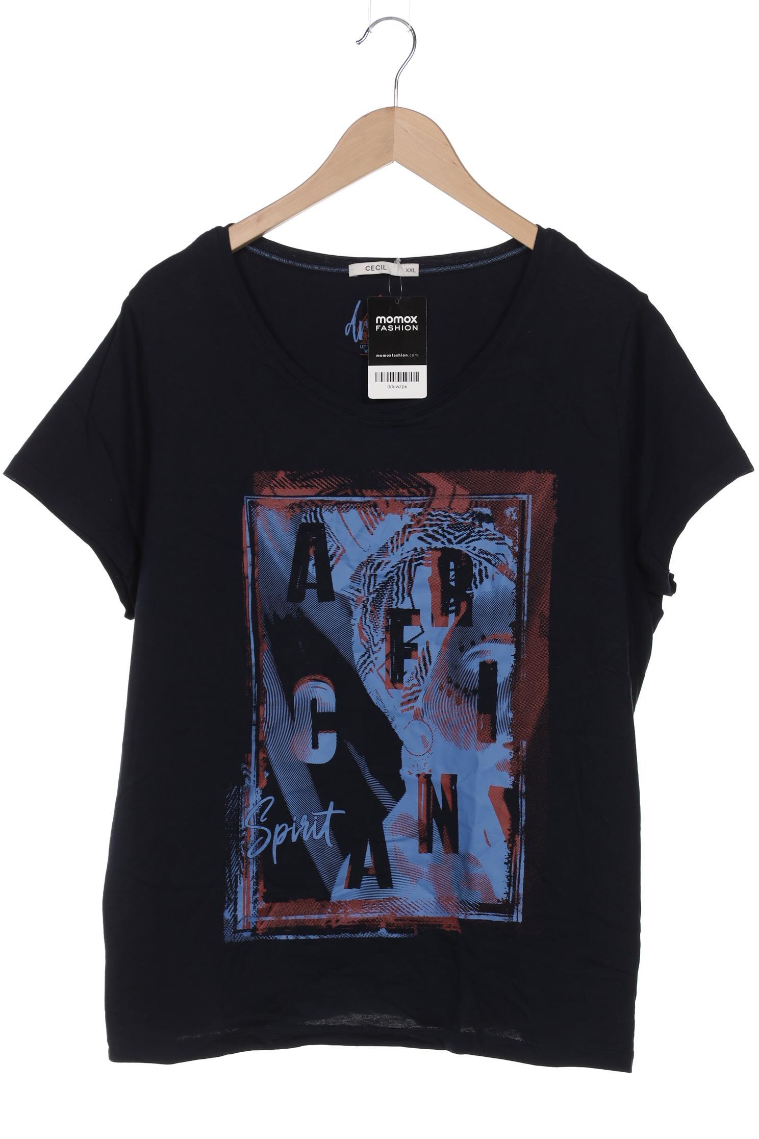 

Cecil Damen T-Shirt, marineblau, Gr. 46