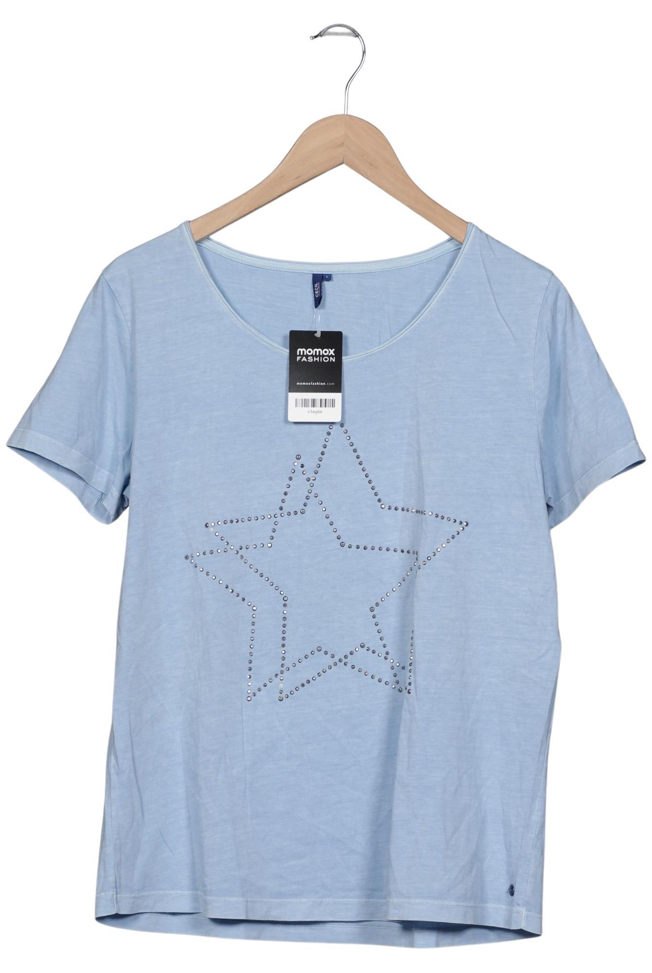 

Cecil Damen T-Shirt, hellblau, Gr. 42