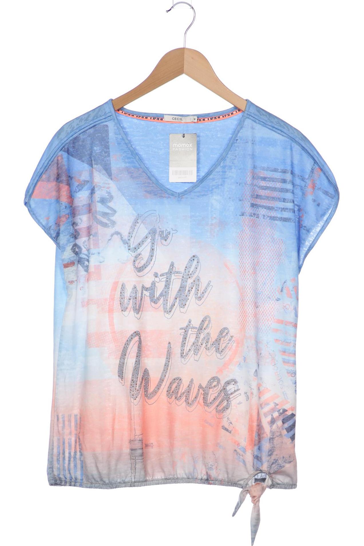

Cecil Damen T-Shirt, blau, Gr. 38