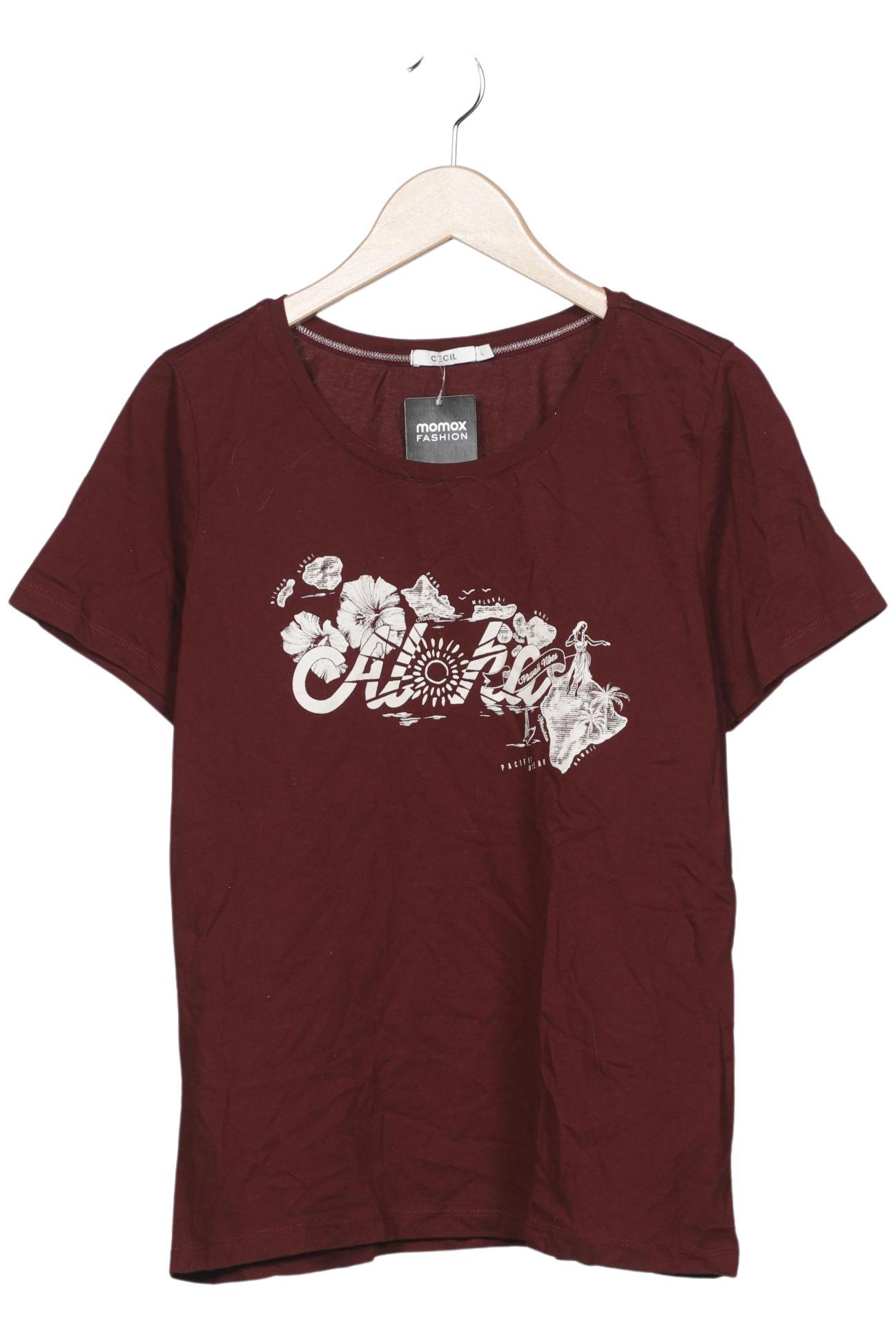 

Cecil Damen T-Shirt, bordeaux, Gr. 42