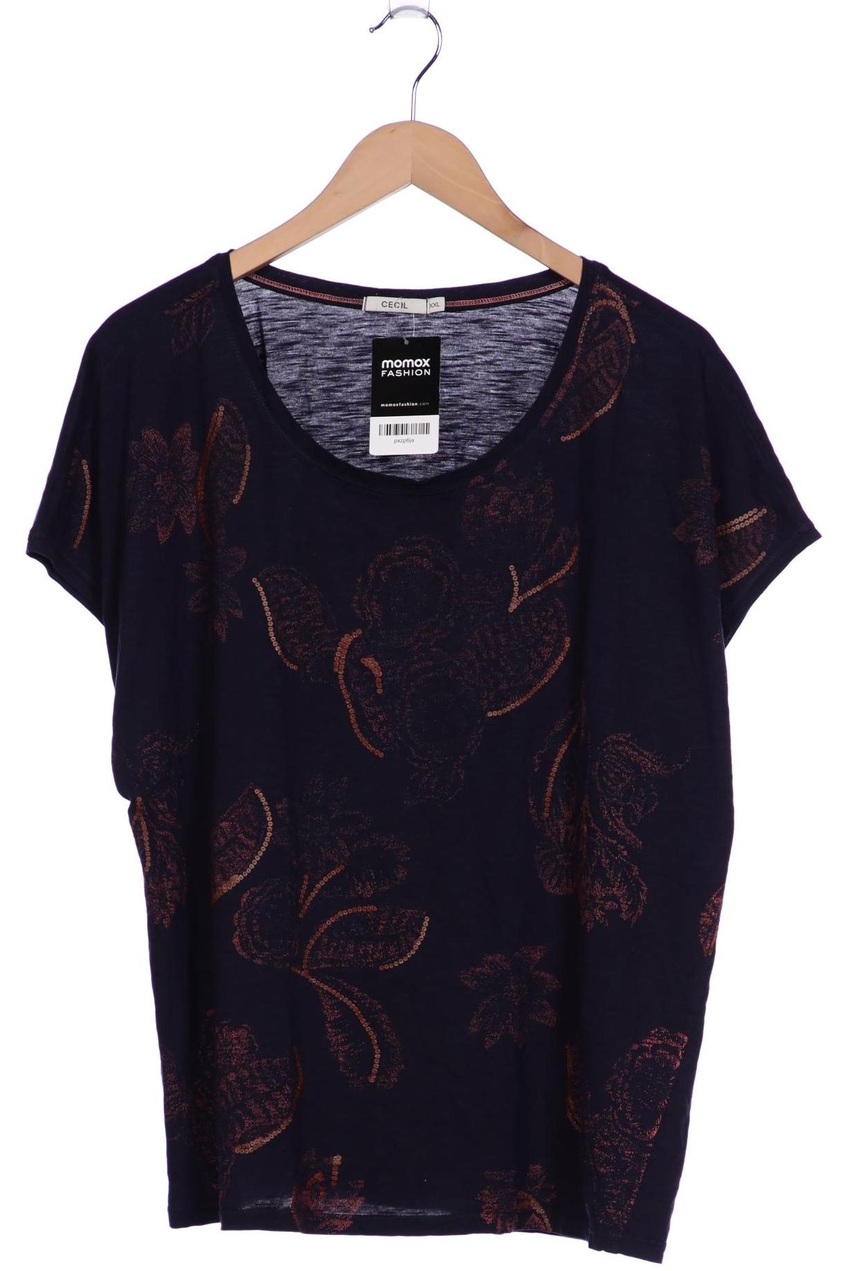 

Cecil Damen T-Shirt, marineblau, Gr. 46