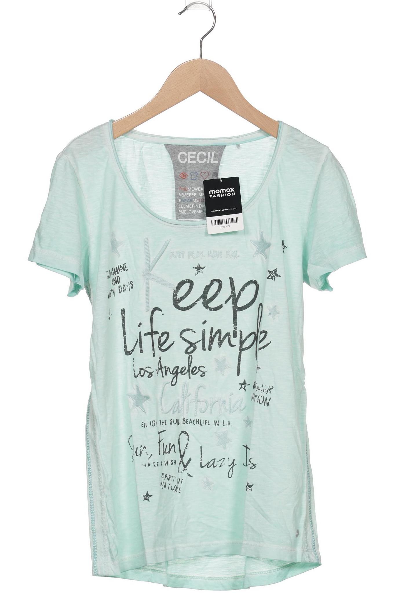 

Cecil Damen T-Shirt, türkis, Gr. 36