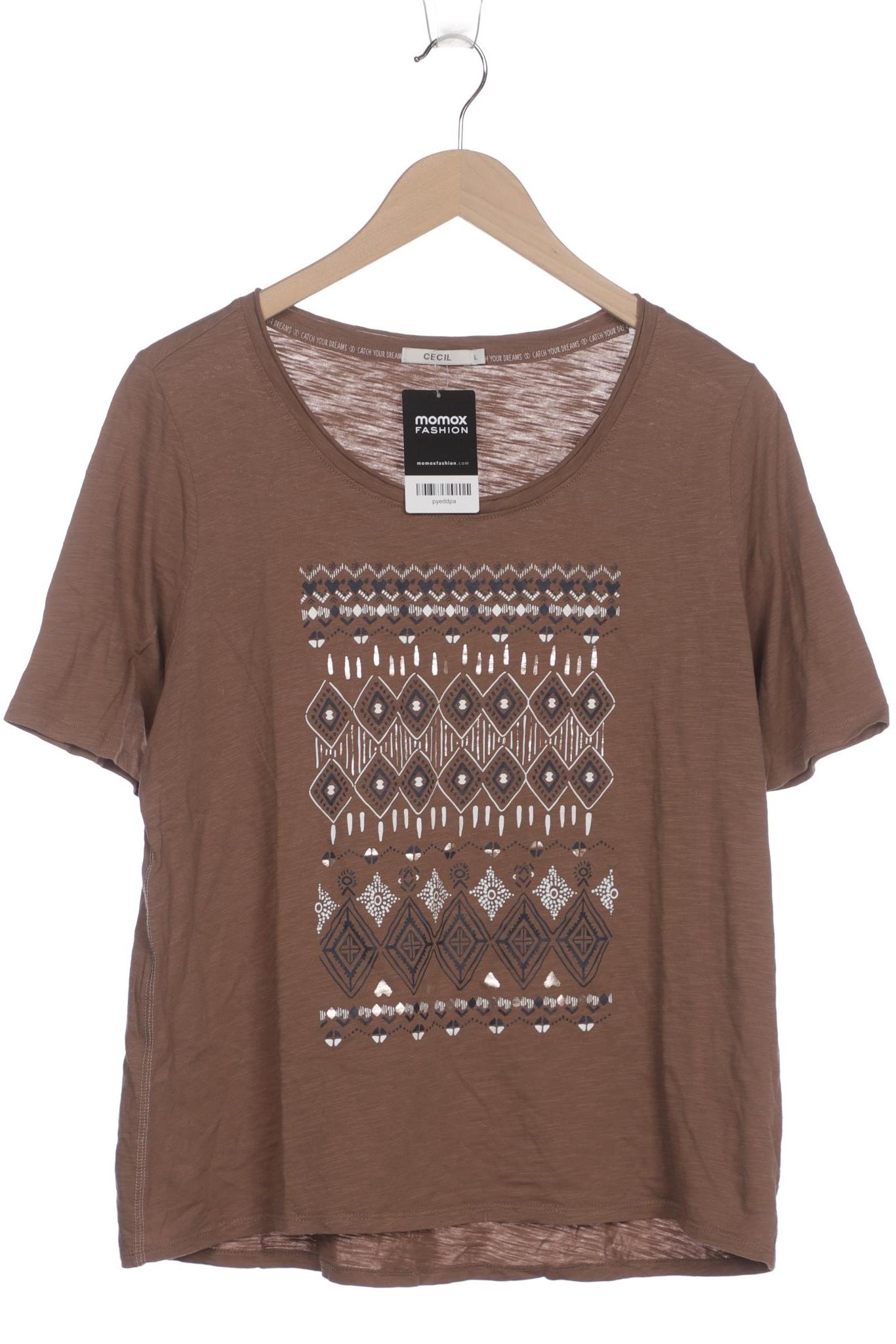 

Cecil Damen T-Shirt, braun, Gr. 42