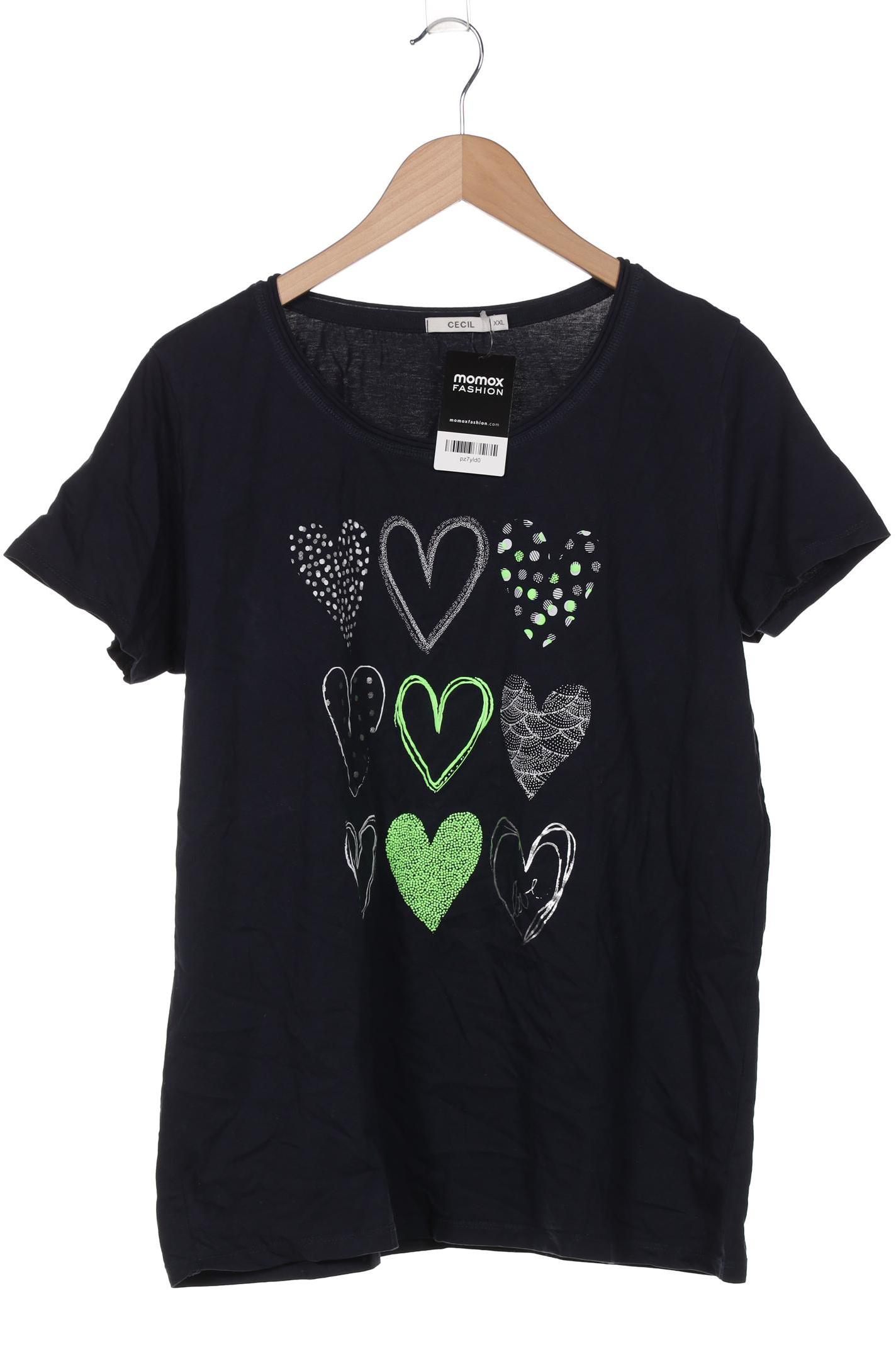

Cecil Damen T-Shirt, marineblau, Gr. 46