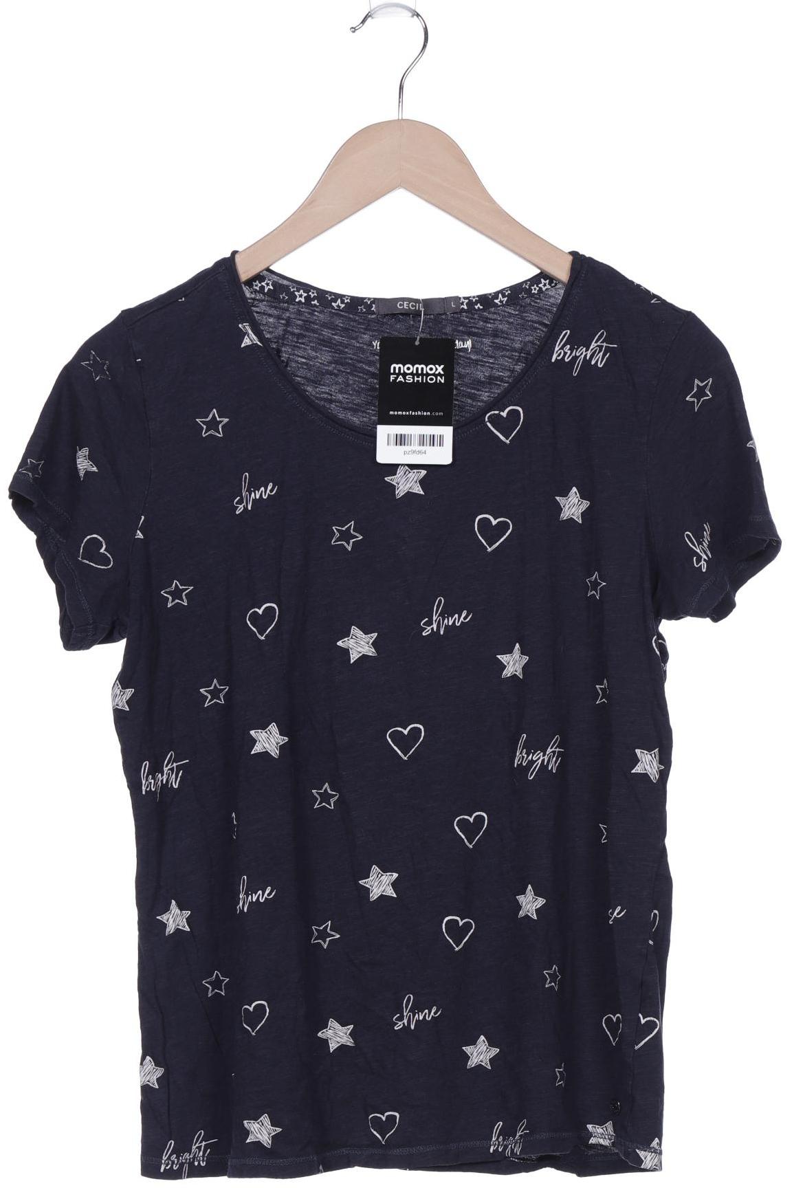 

Cecil Damen T-Shirt, marineblau, Gr. 42
