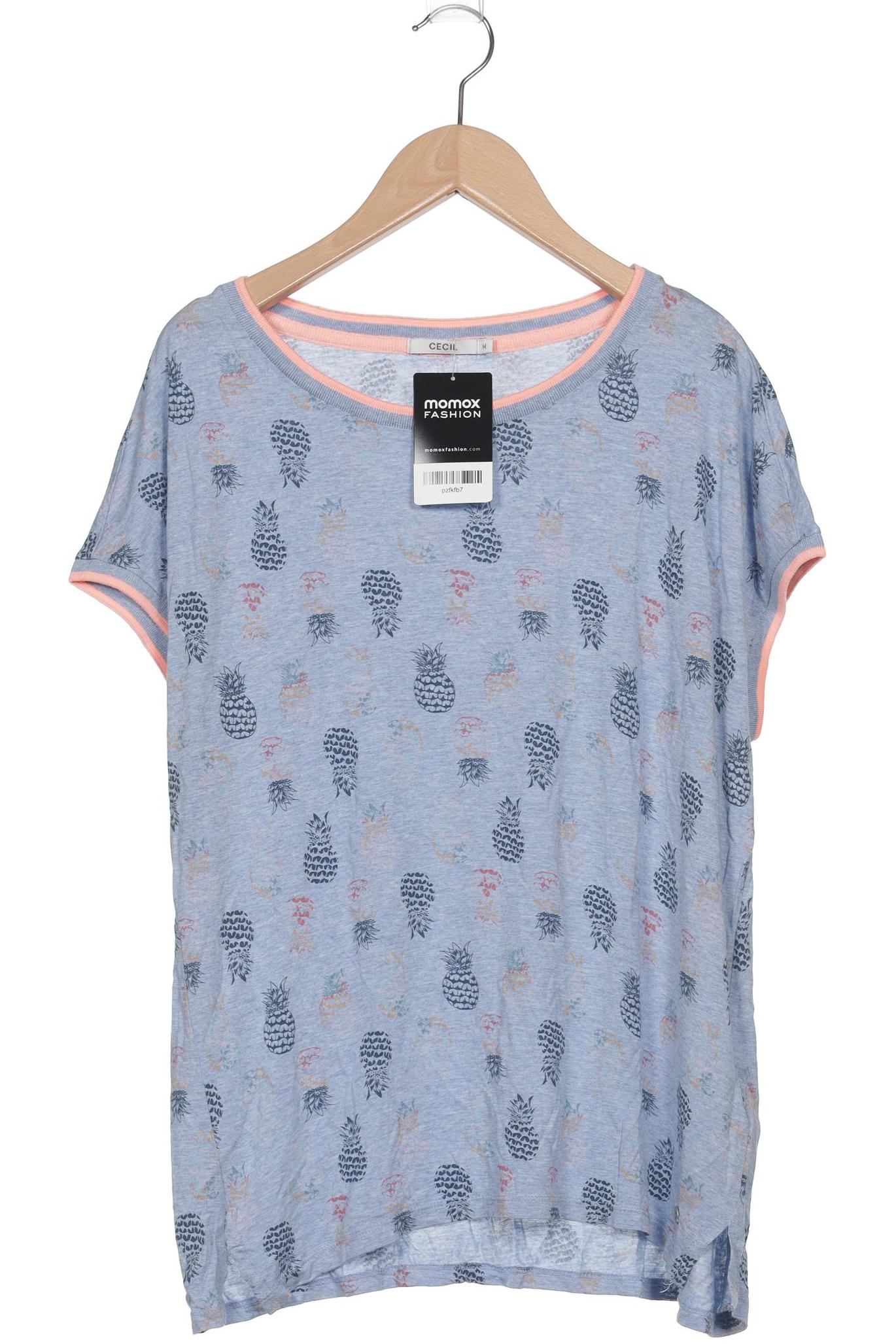 

Cecil Damen T-Shirt, blau, Gr. 38