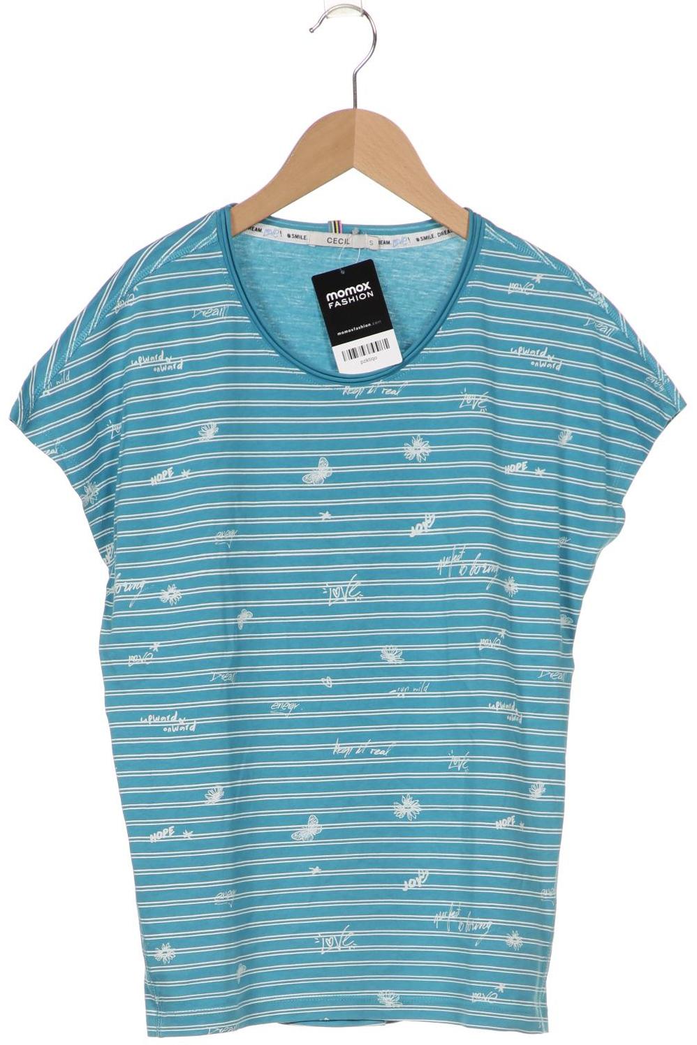 

CECIL Damen T-Shirt, blau