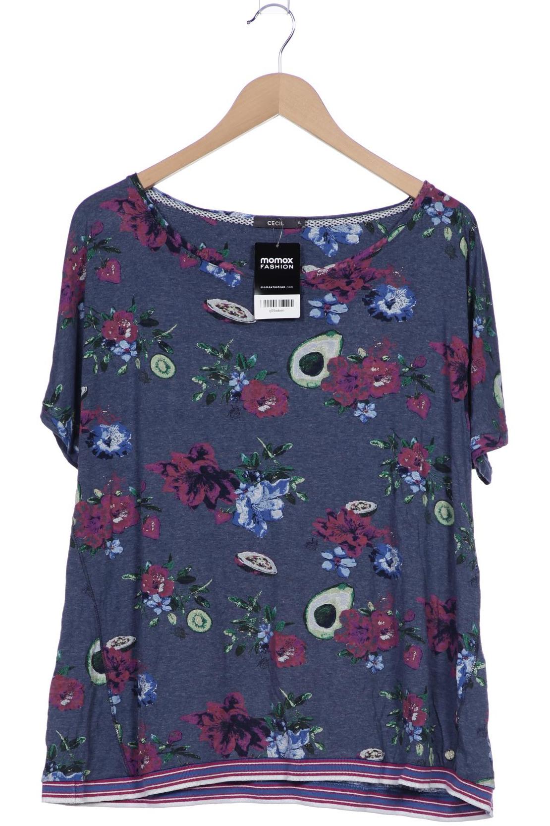 

Cecil Damen T-Shirt, blau, Gr. 44