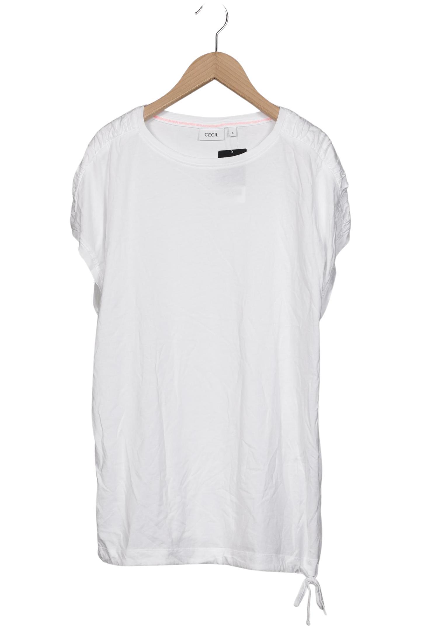 

Cecil Damen T-Shirt, weiß, Gr. 42