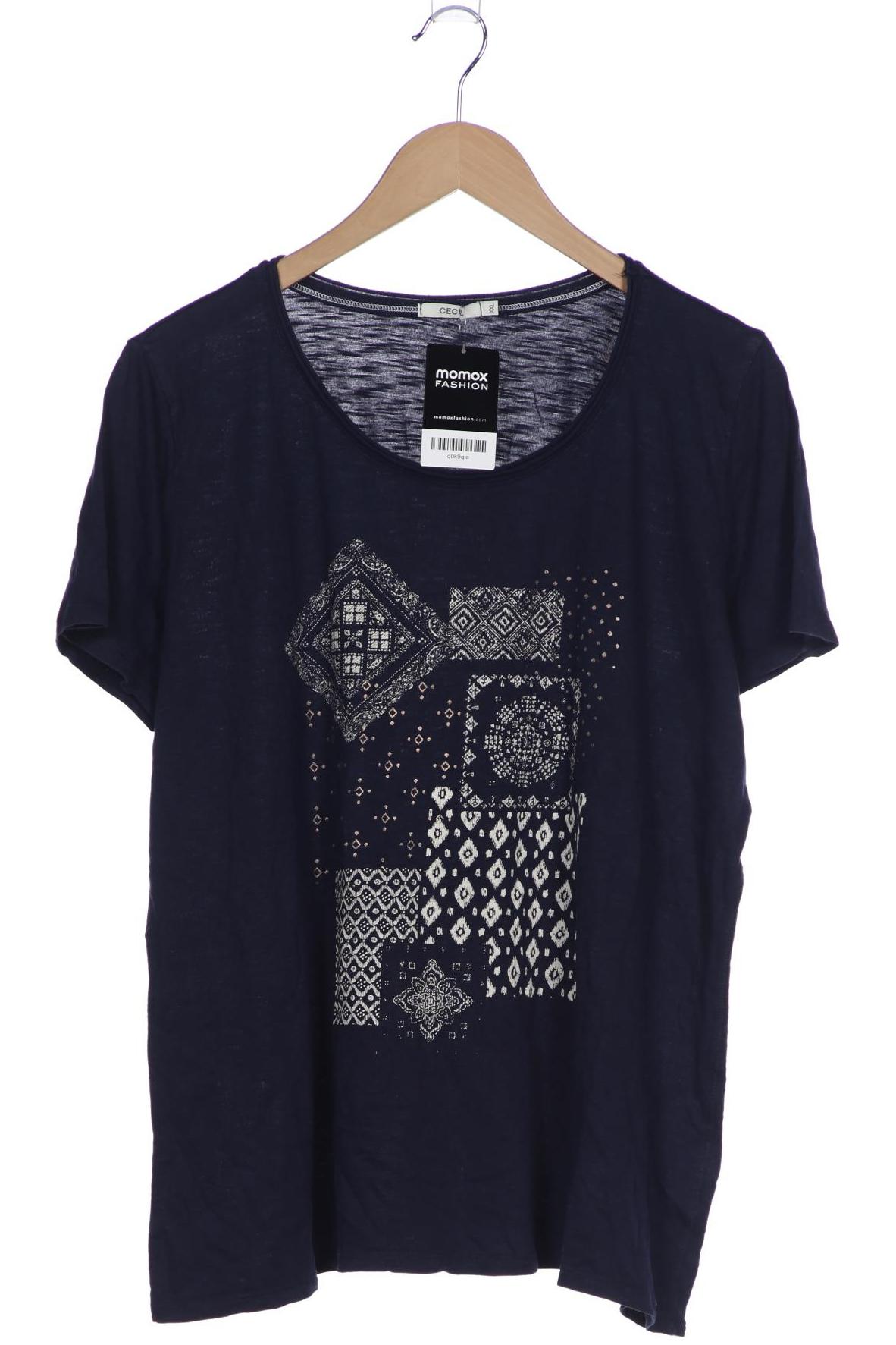 

Cecil Damen T-Shirt, marineblau, Gr. 46