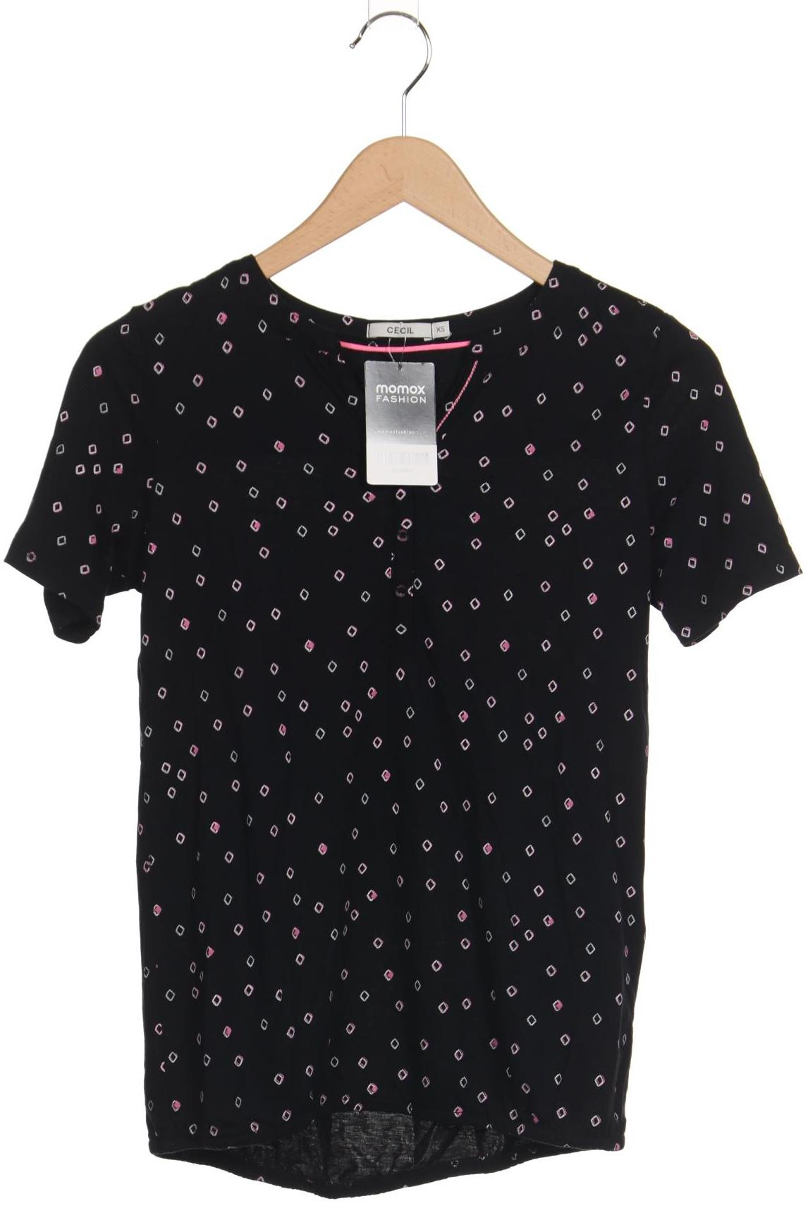 

Cecil Damen T-Shirt, schwarz, Gr. 34