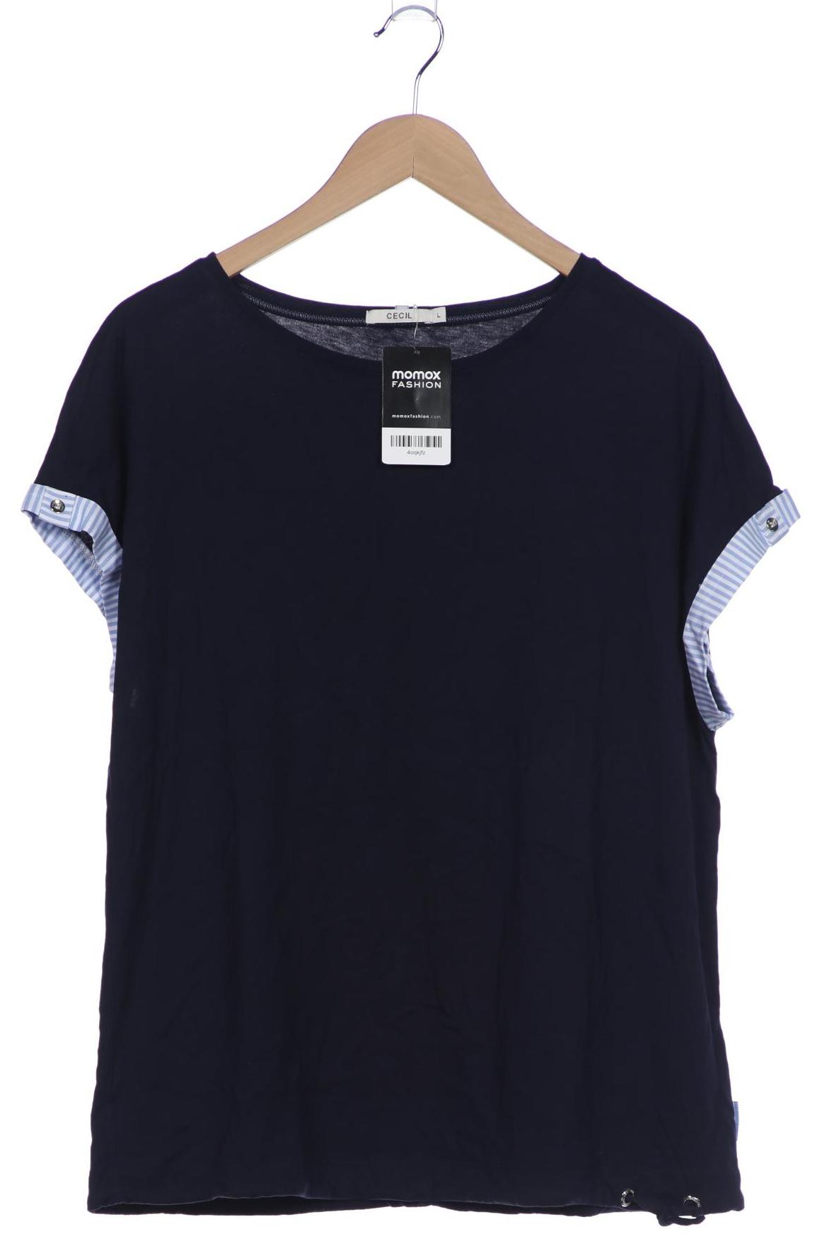 

Cecil Damen T-Shirt, marineblau, Gr. 42