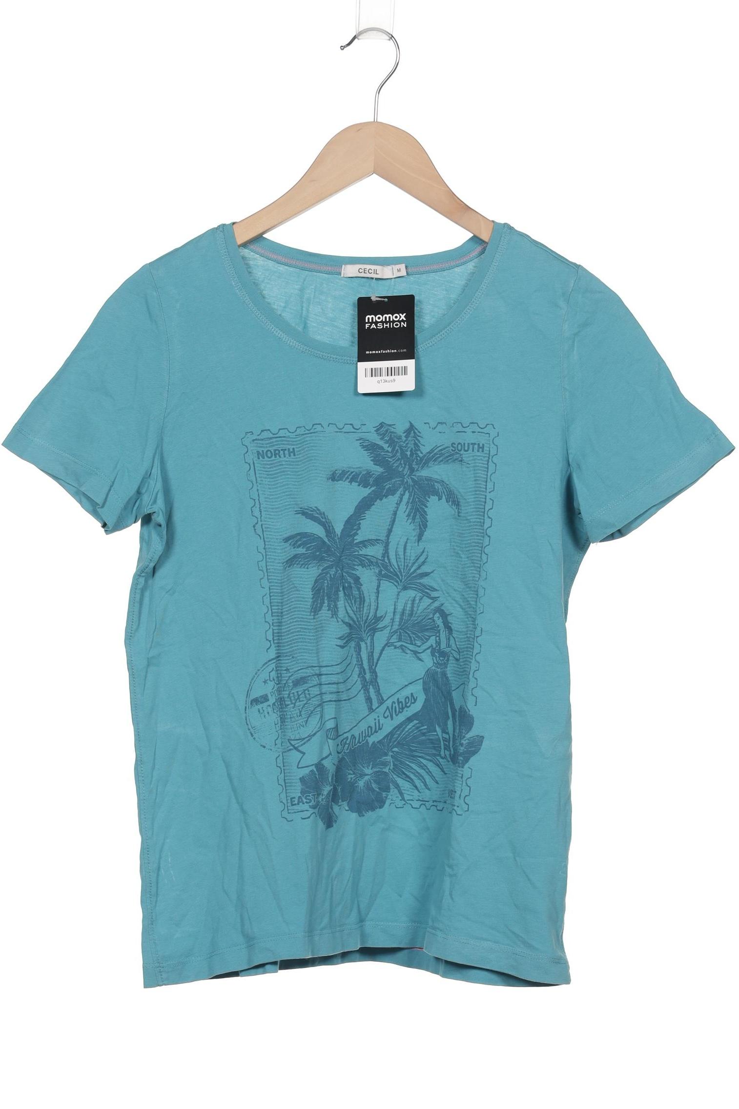 

Cecil Damen T-Shirt, blau, Gr. 38