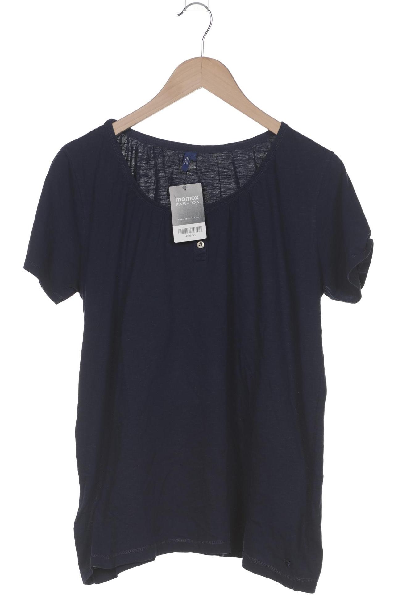 

Cecil Damen T-Shirt, marineblau, Gr. 42